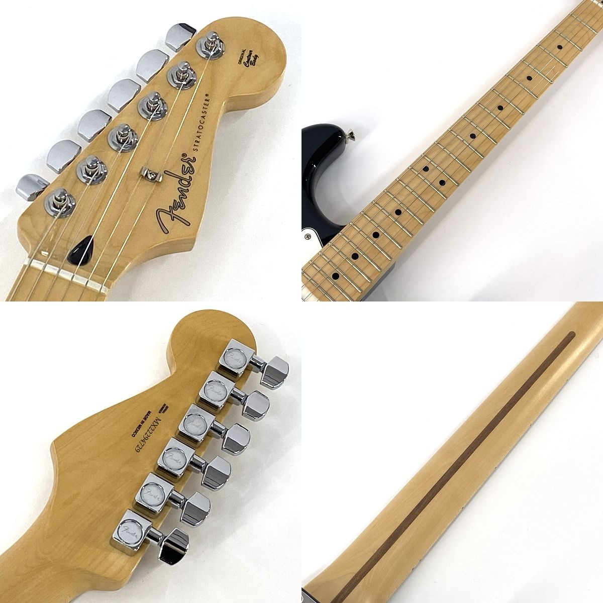 Fender Mexico Player Stratocaster Black Electric Guitar Used with Gig Bag
