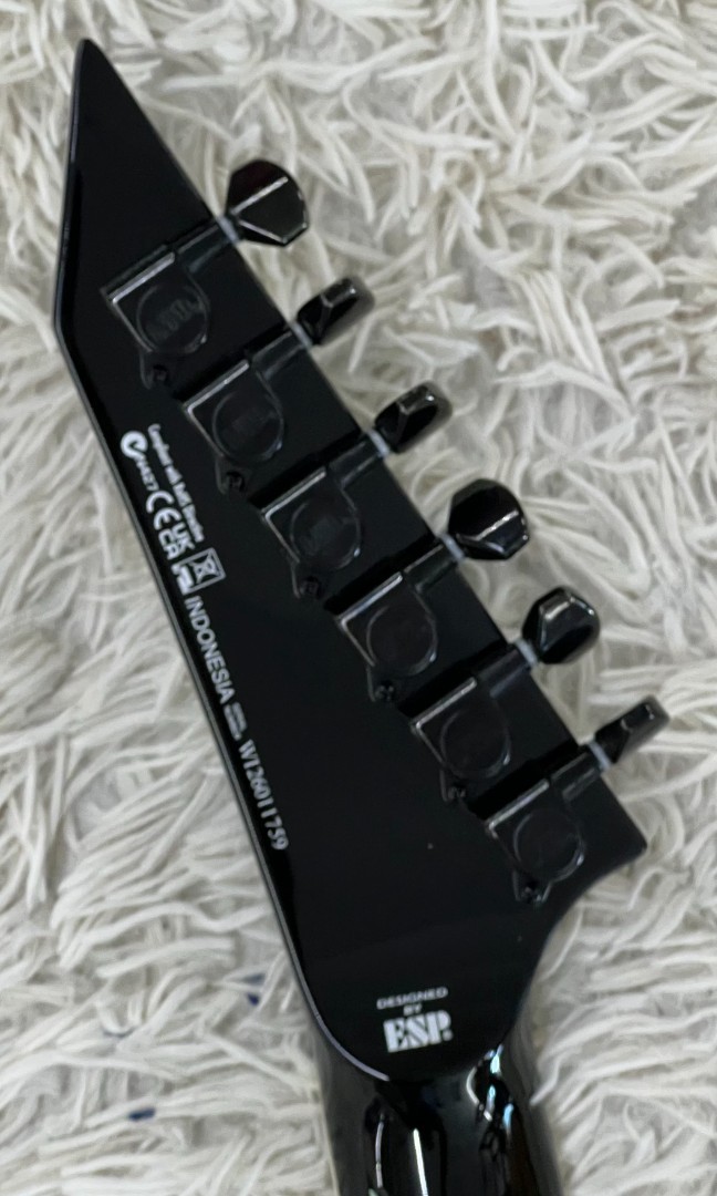 ESP LTD EX-Series EXL-200 Electric Guitar – Black with Rosewood Fingerboard