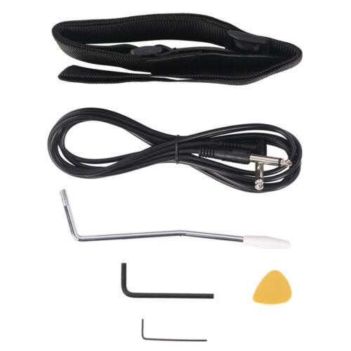 Glarry White Electric Guitar +Amp+ Bag/Case+ Strap+ Connecting Wire+Spanner Tool