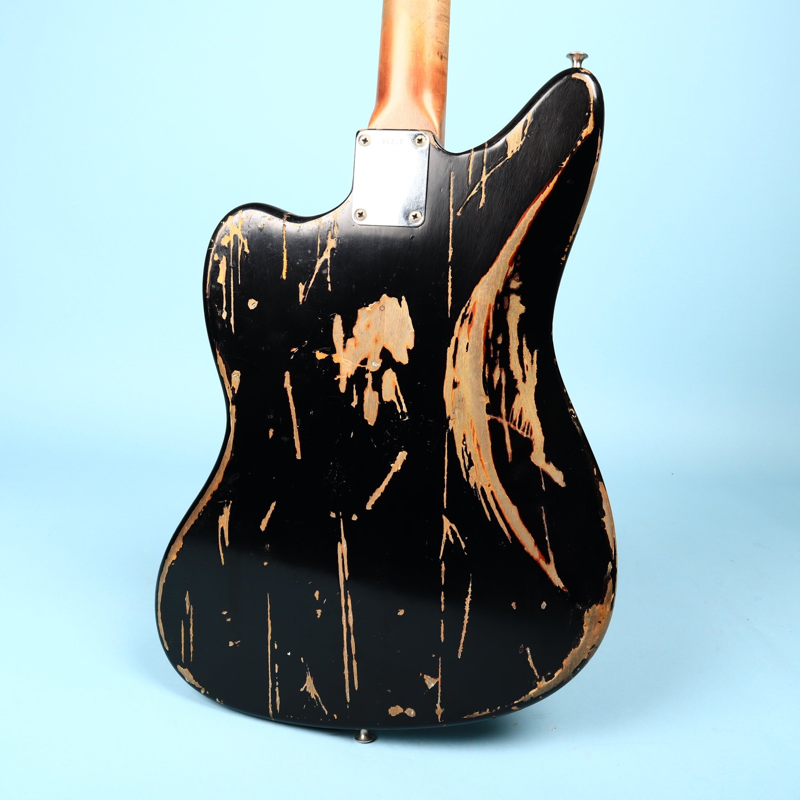 1963 Vintage Fender Jaguar Black Relic Electric Guitar