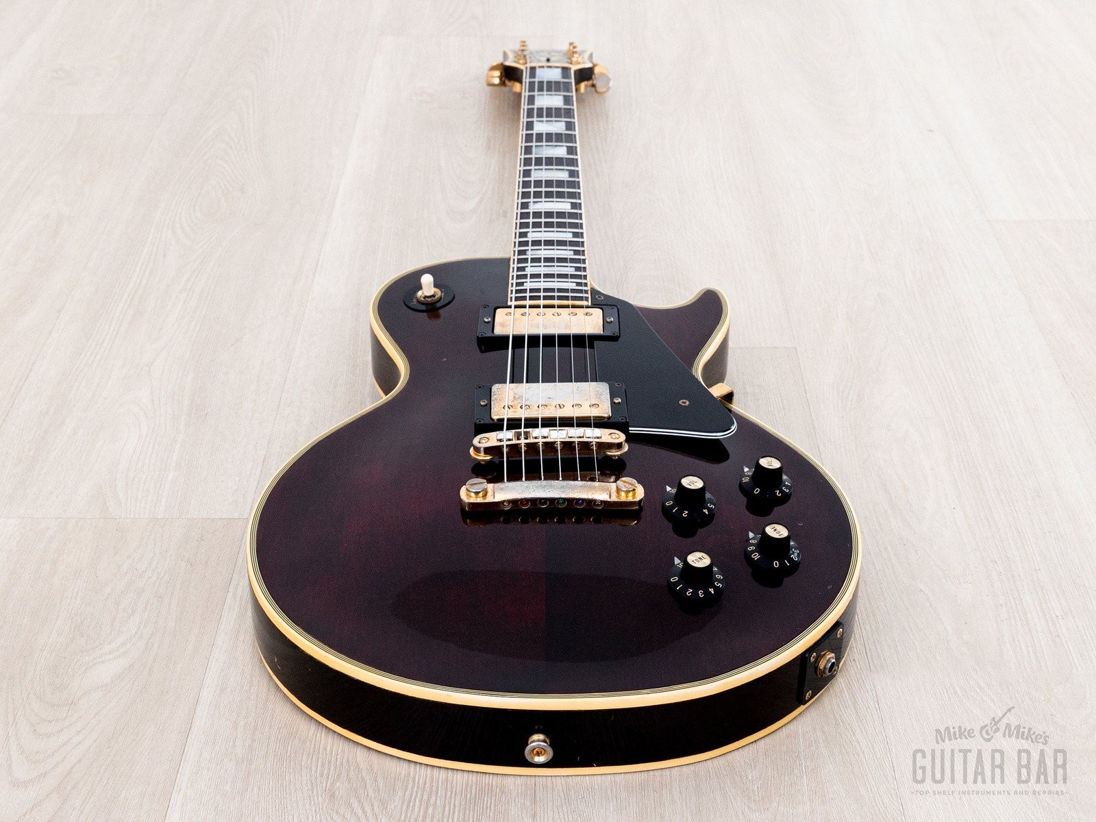 1976 Greco EG1000 Custom Wine Red, 100% Original w/ Maxon U-3000, Case