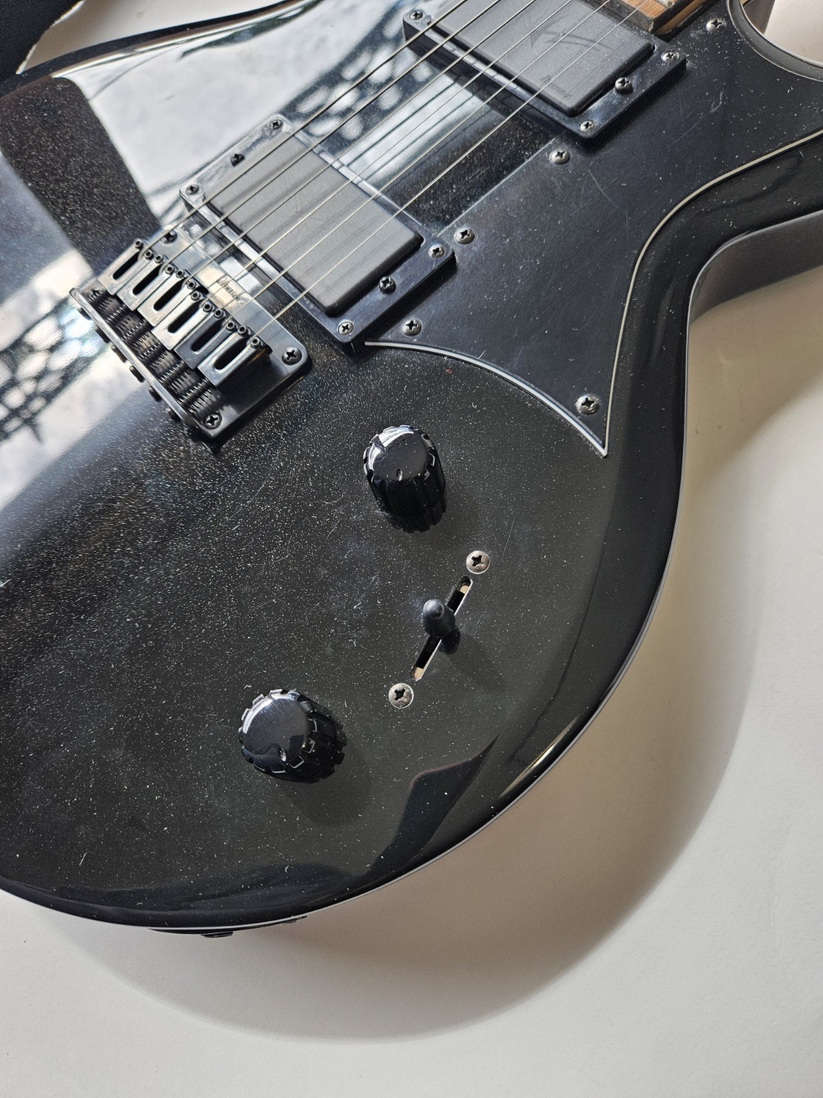 Vintage Ibanez Gio Electric Guitar Black Gax W/ Strap Gig Bag