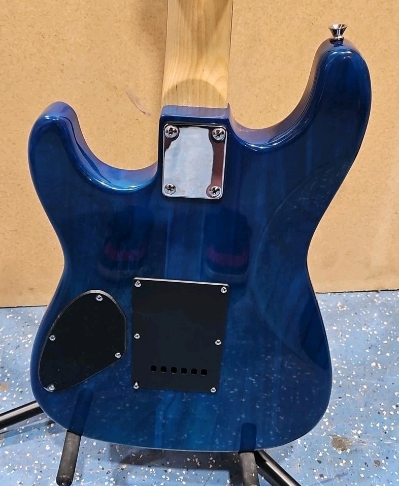 Leo Jaymz HSS Stratocaster-Style Electric Guitar with Case