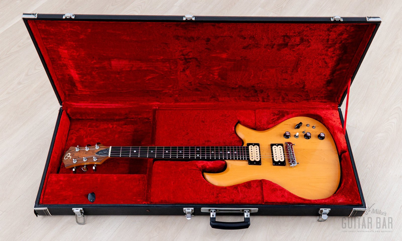1980 Aria Pro II EG-1400 Eagle Vintage Neck Through Guitar w/ Case, Japan