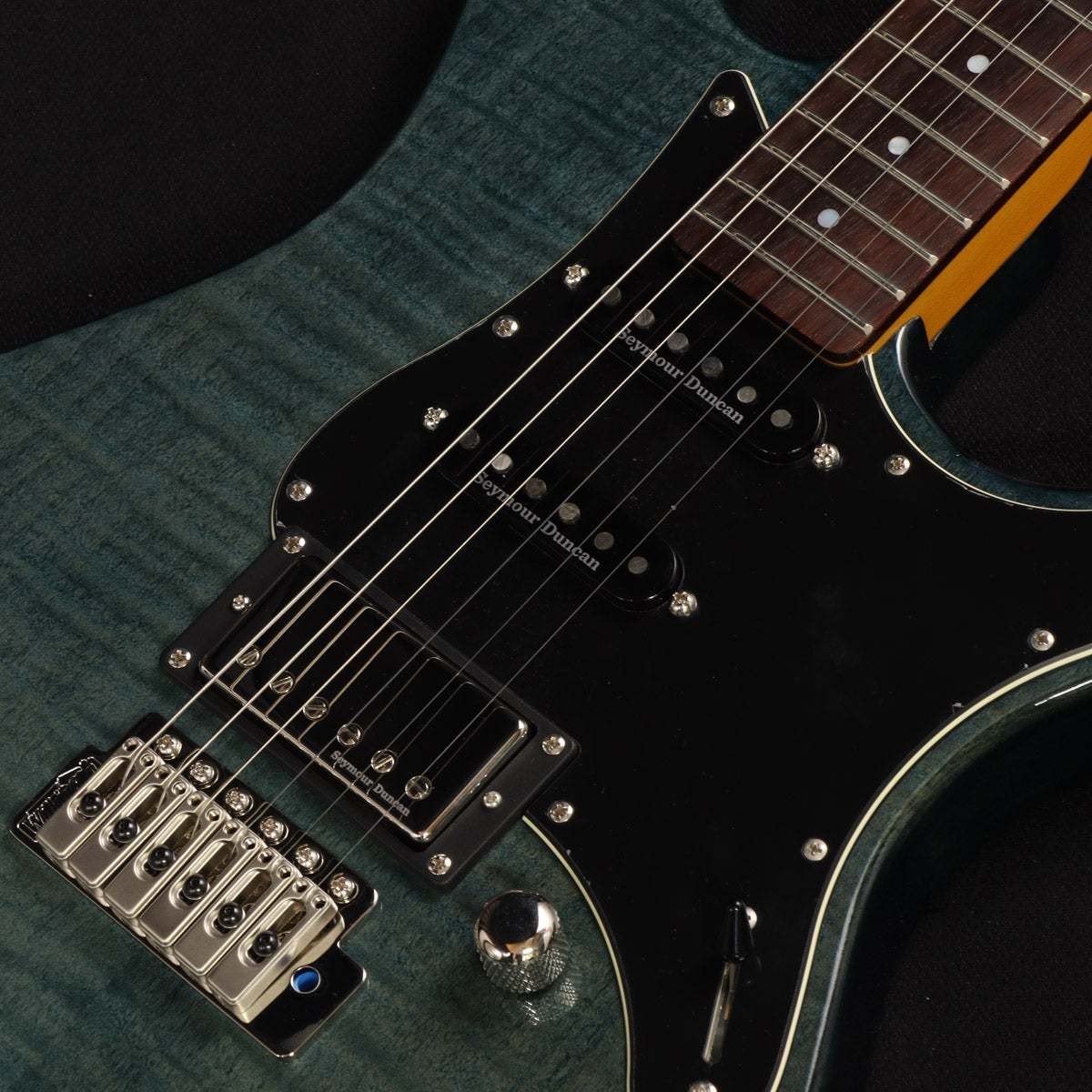 YAMAHA Pacifica 612 VII FM Indigo Blue S N:IIJ153458