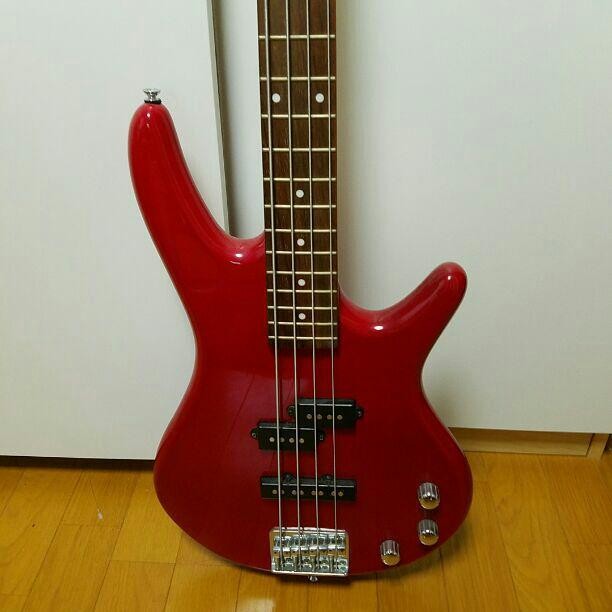 Electric Bass Guitar Ibanez Gio Soundgear Red