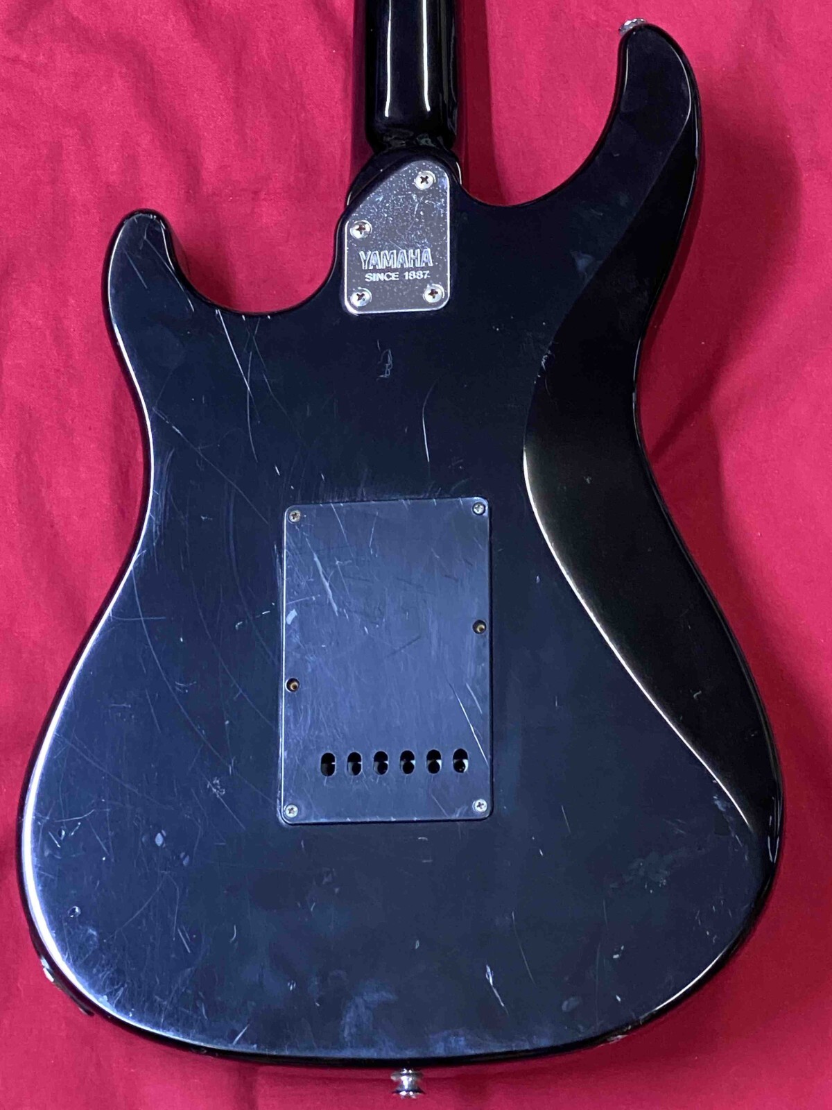 YAMAHA RGS112P Black ST Type 1990’s Electric Guitar
