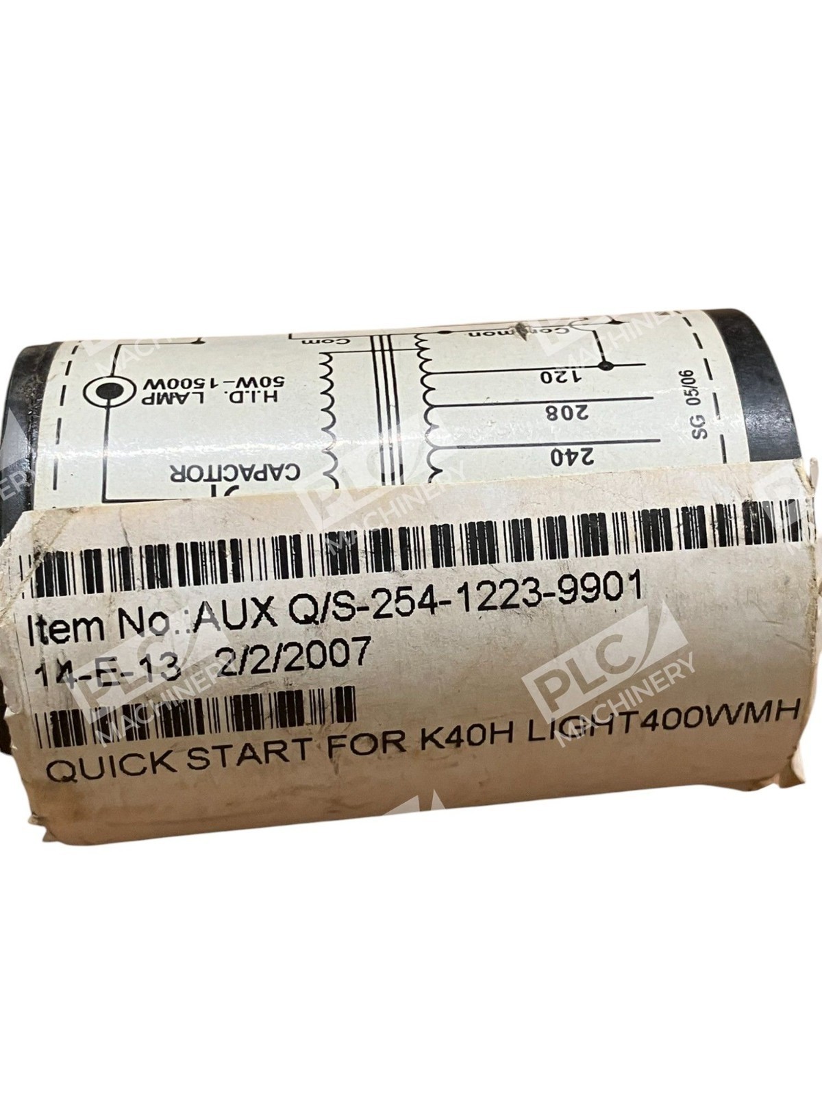 Thomas Research Specialty Lighting Auxiliary Quartz Controller ESP-125