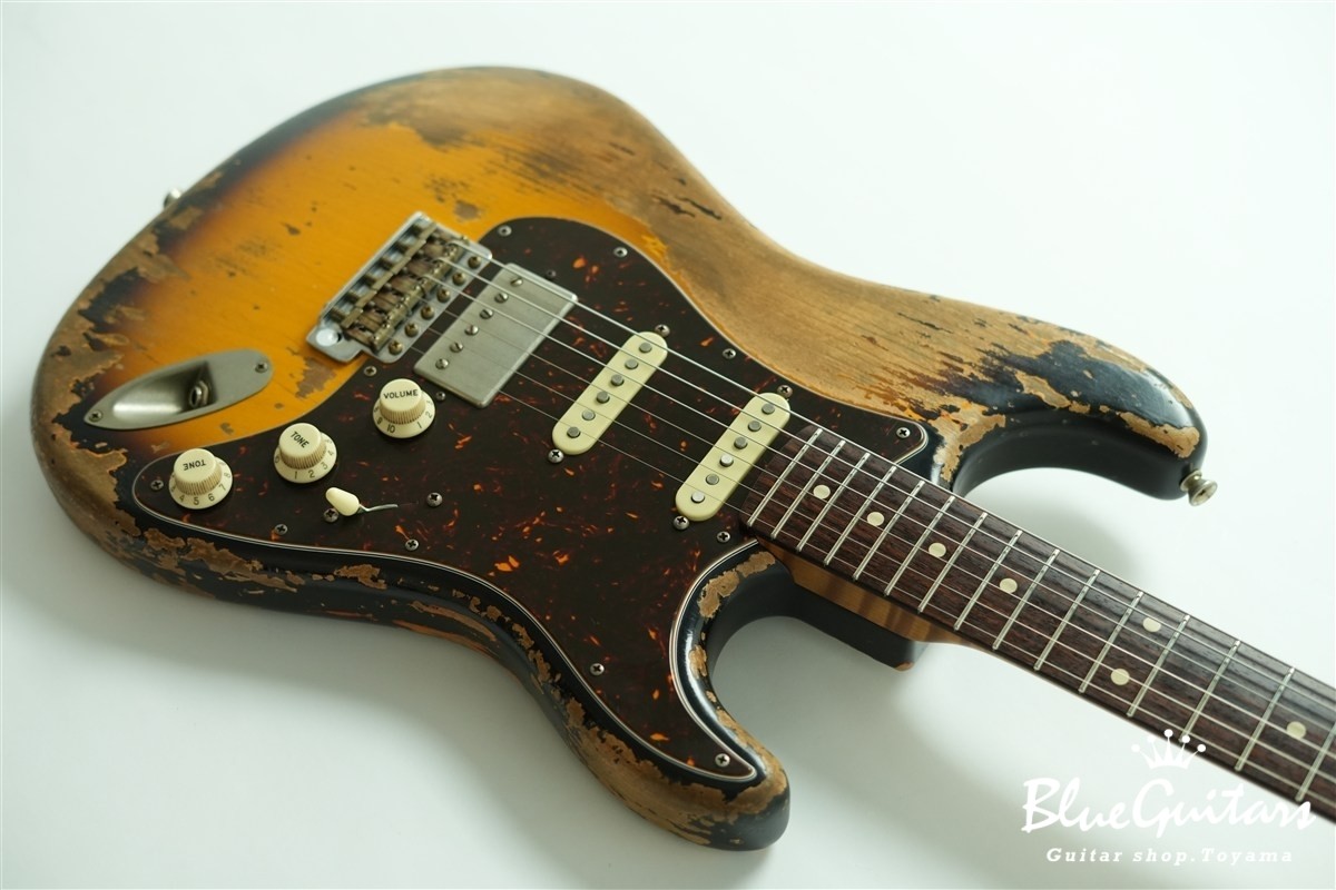 Xotic Xsc-2 – 2 Tone Burst Super Heavy Aged / Alder Roasted Flame Maple Safe del
