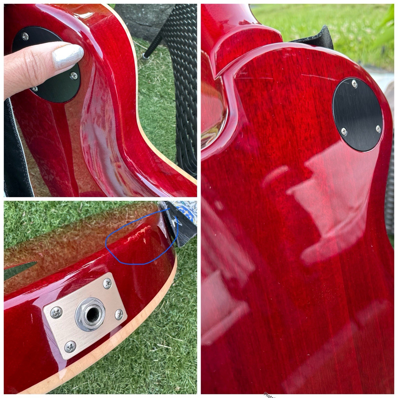 💥EXCELLENT💥PAUL REED SMITH McCarty 594 CHARCOAL CHERRY ELECTRIC GUITAR w/ CASE
