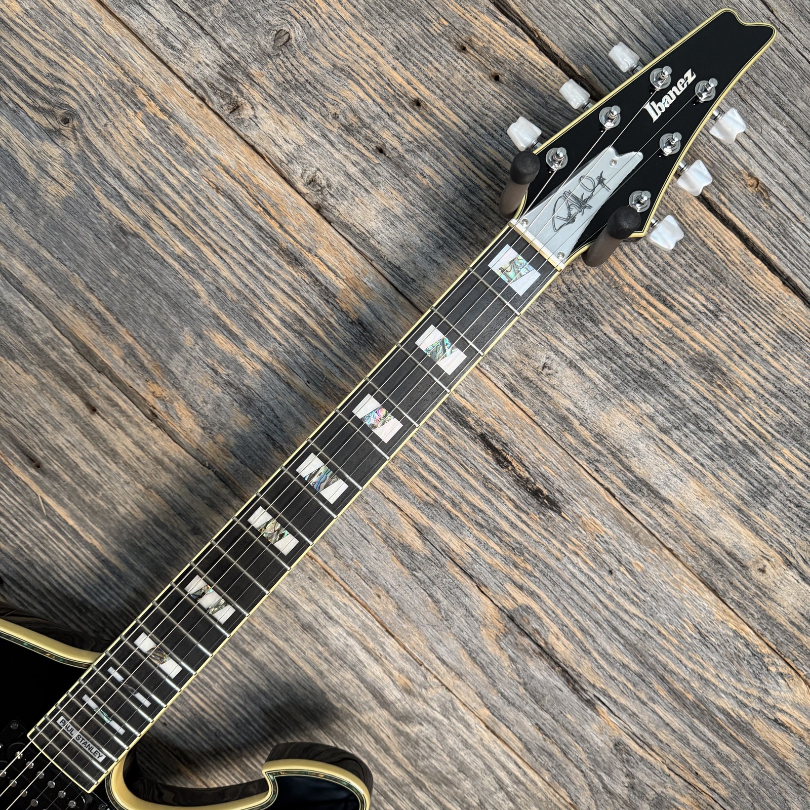 Ibanez PS10BK Paul Stanley Signature Electric Guitar – Black