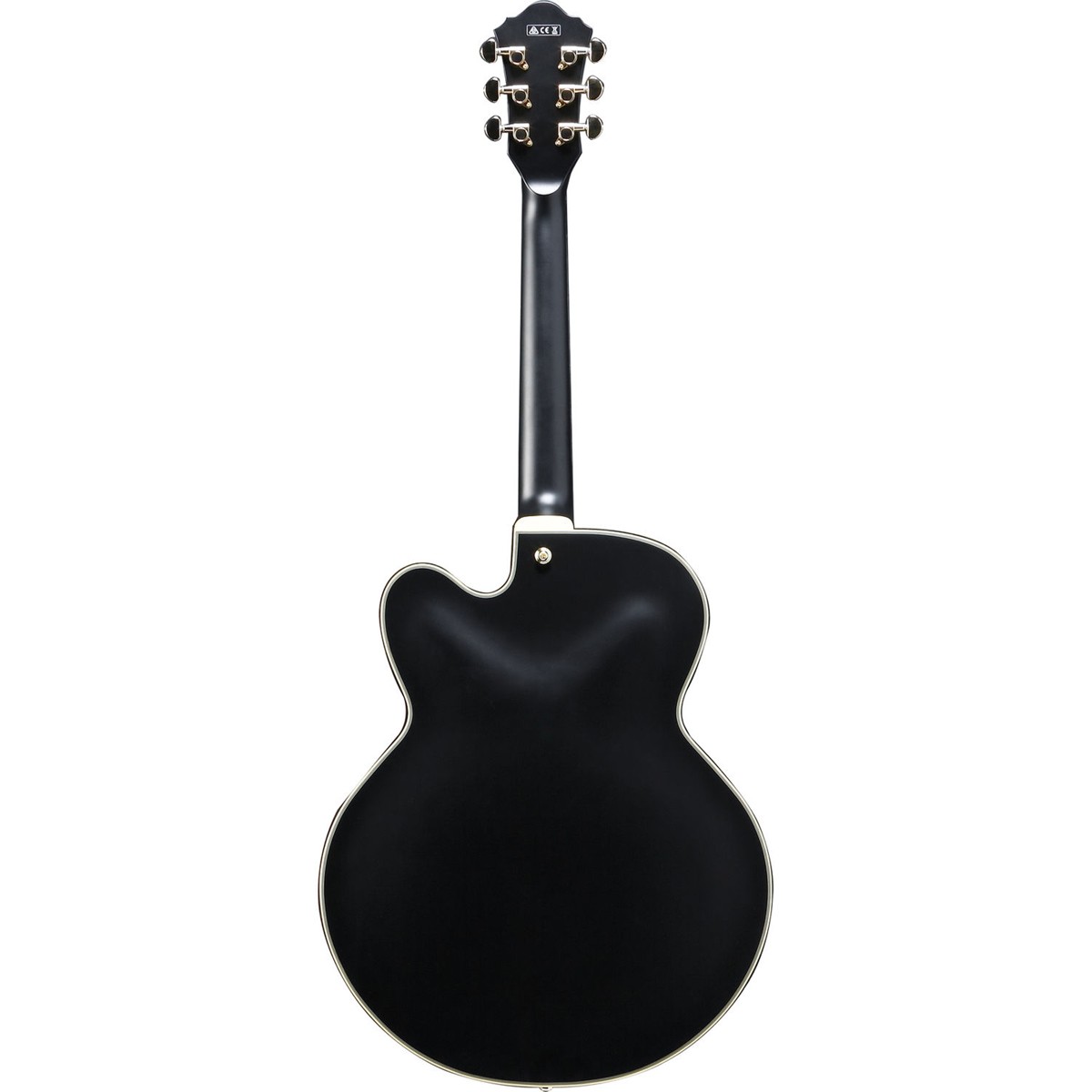 Ibanez Artcore Series AF75G Electric Guitar, Bound Rosewood Fretboard, Black Fla