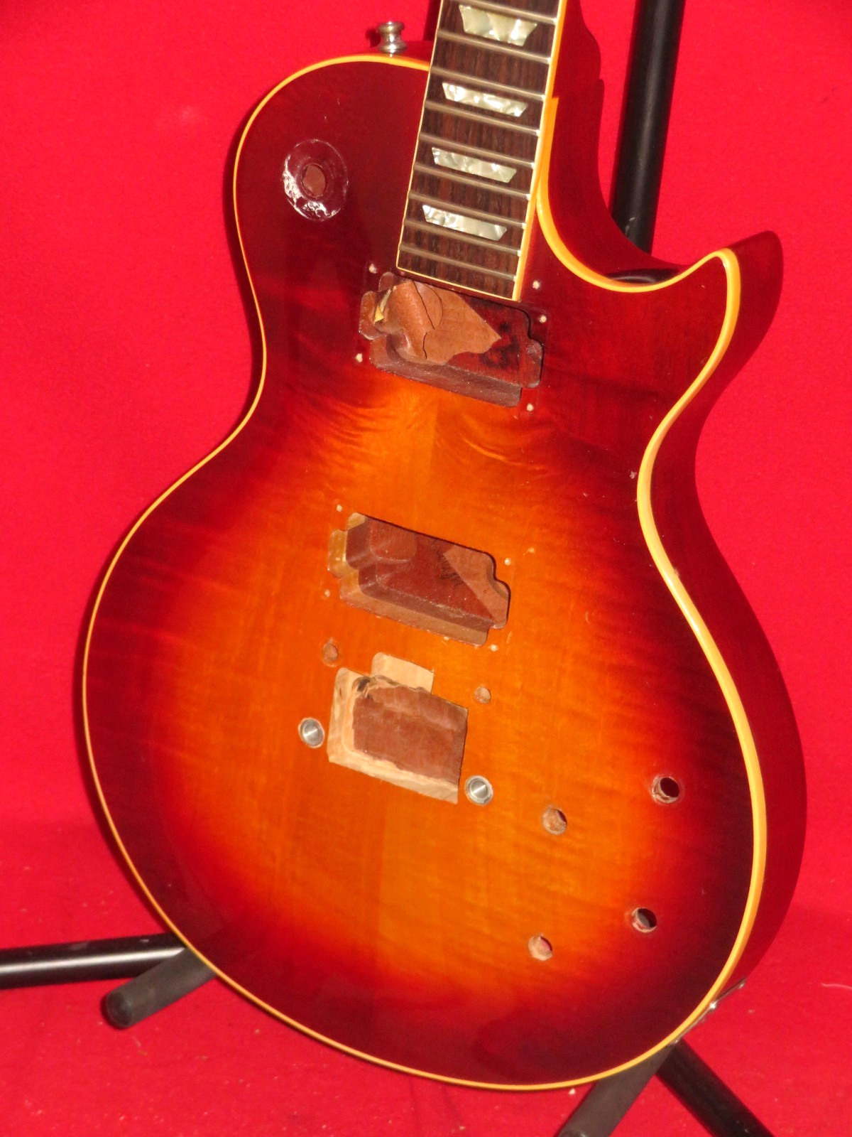 Gibson 1981 Cherry Burst Flamed Les Paul Heritage 80 Body & Neck