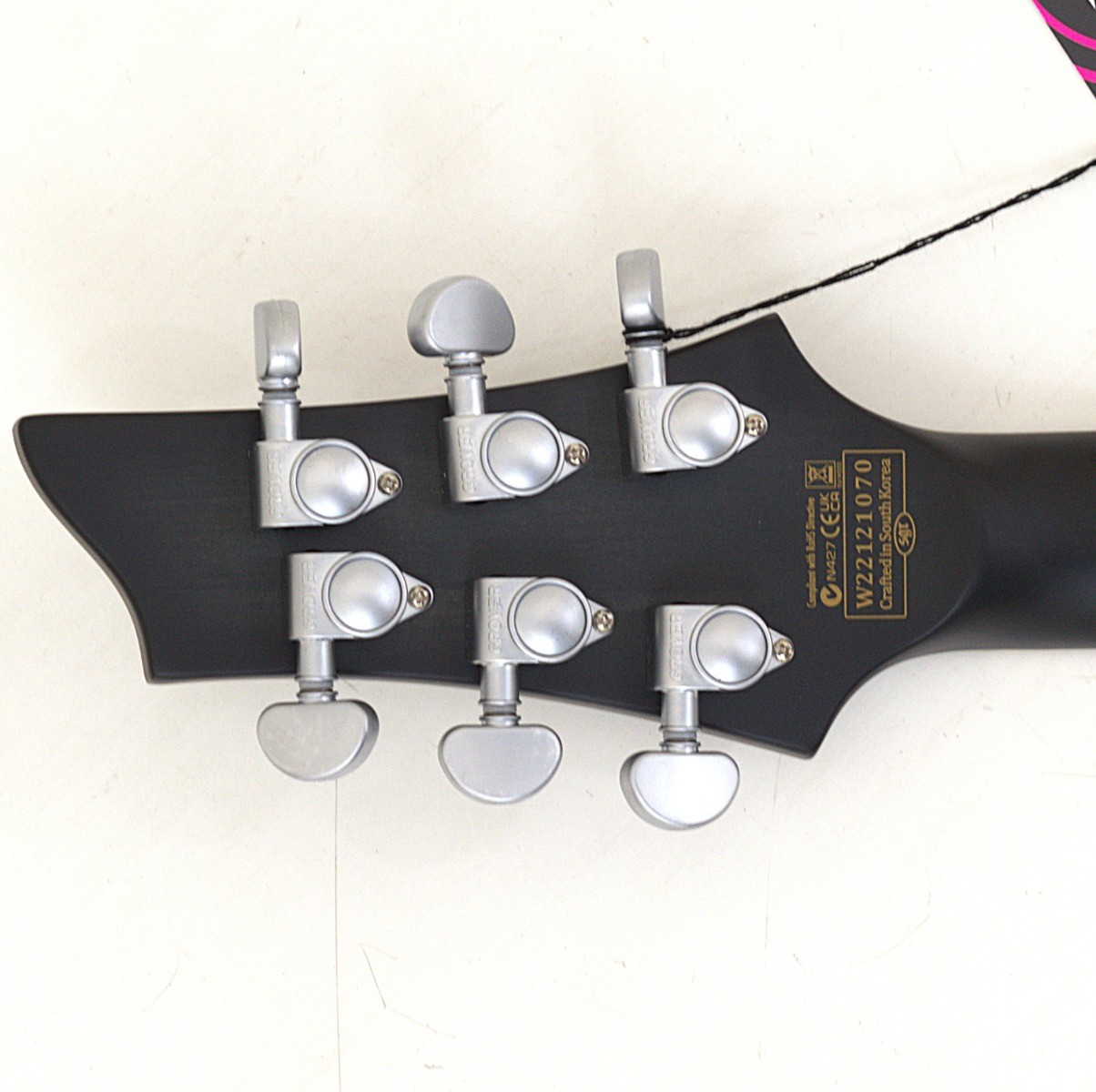Schecter C-1 Platinum Guitar See-Thru Black Satin B-Stock 1070
