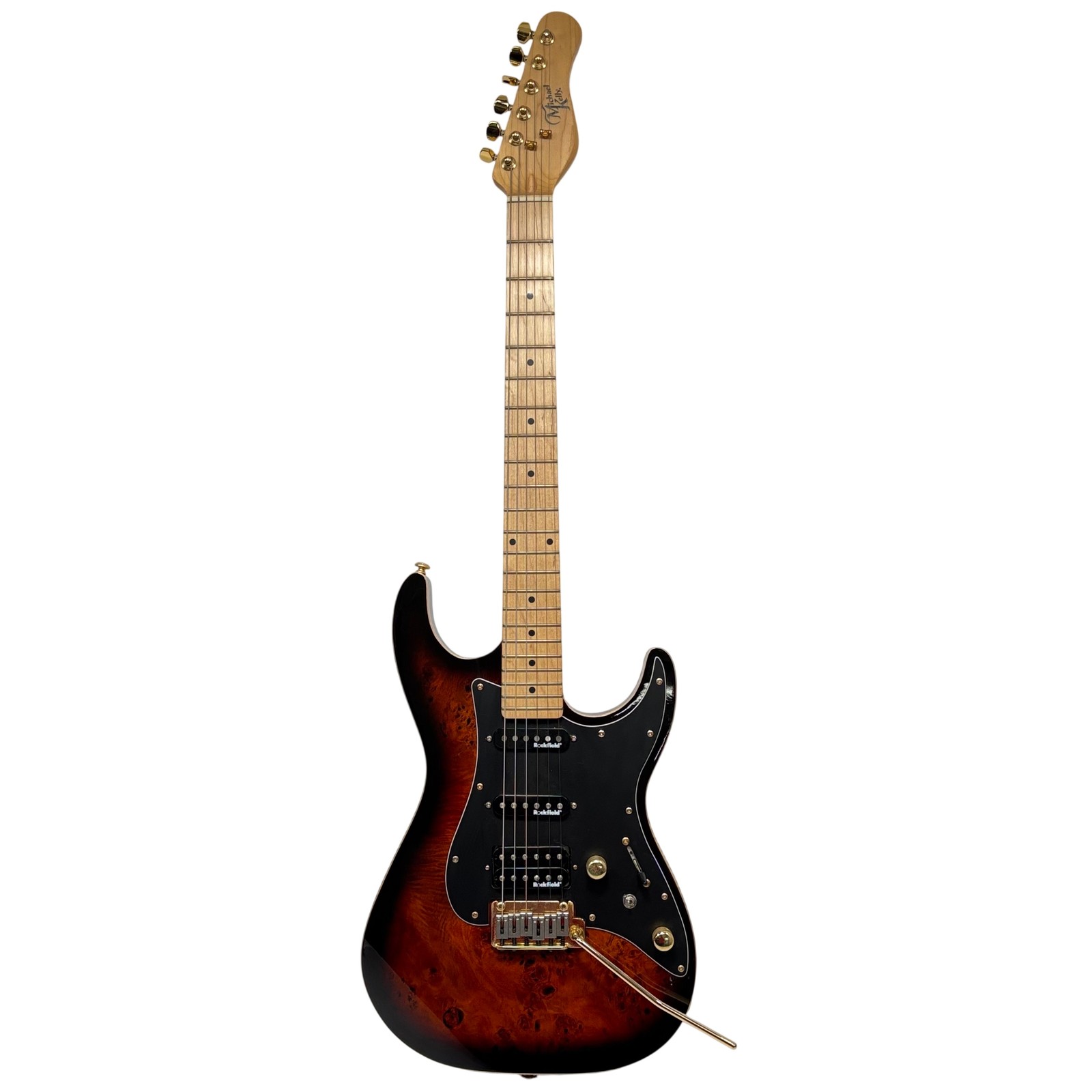 Michael Kelly Custom Collection 60 HSS Burl Burst Six String RH Electric Guitar