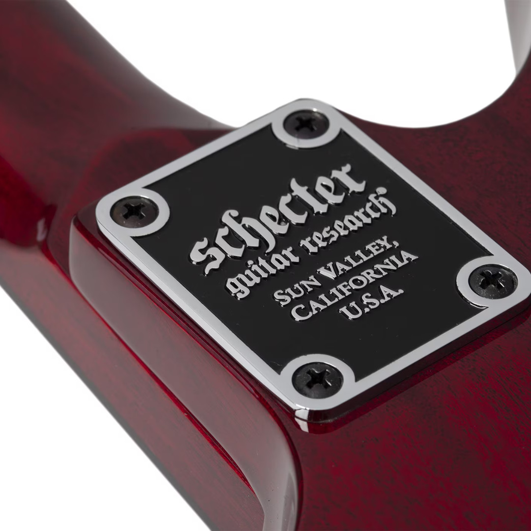Schecter Synyster Standard Plus Electric Guitar – Transparent Deep Red