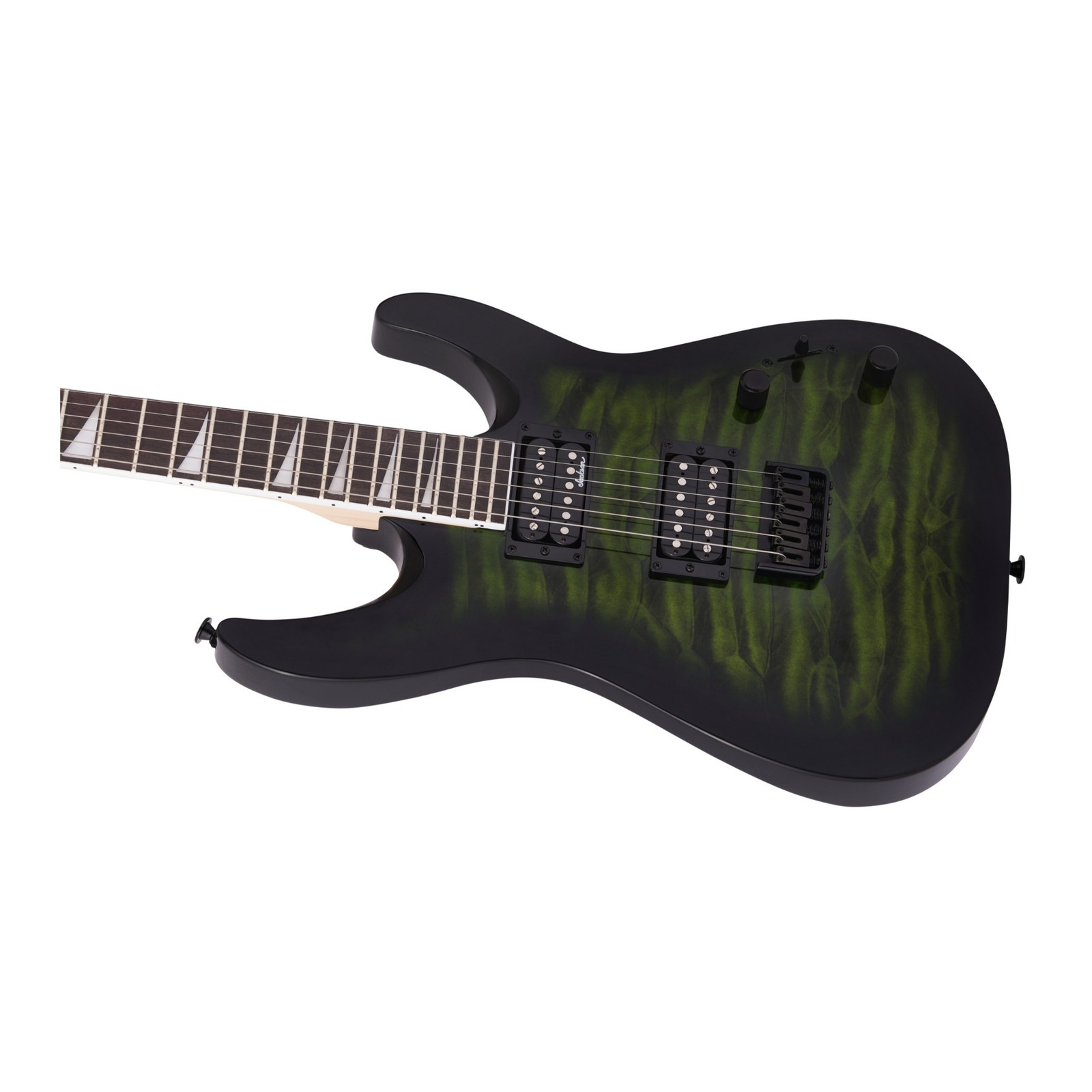 Jackson JS Series Dinky Arch Top JS32Q DKA HT Guitar Transparent Green Burst