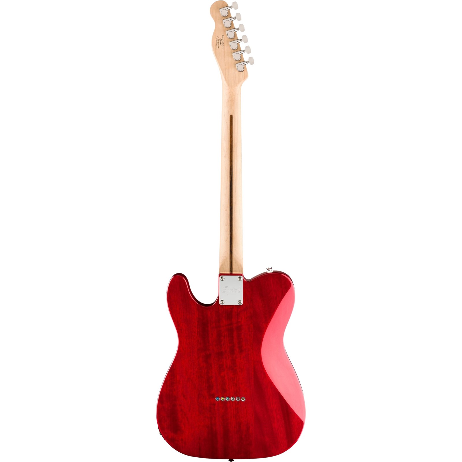 Squier Affinity Telecaster FMT SH Electric Guitar, Crimson Red Transparent