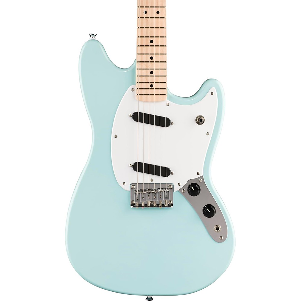 Fender Squier Sonic Mustang Electric Guitar w/ Fender Picks/Strap/Tuner & Cable