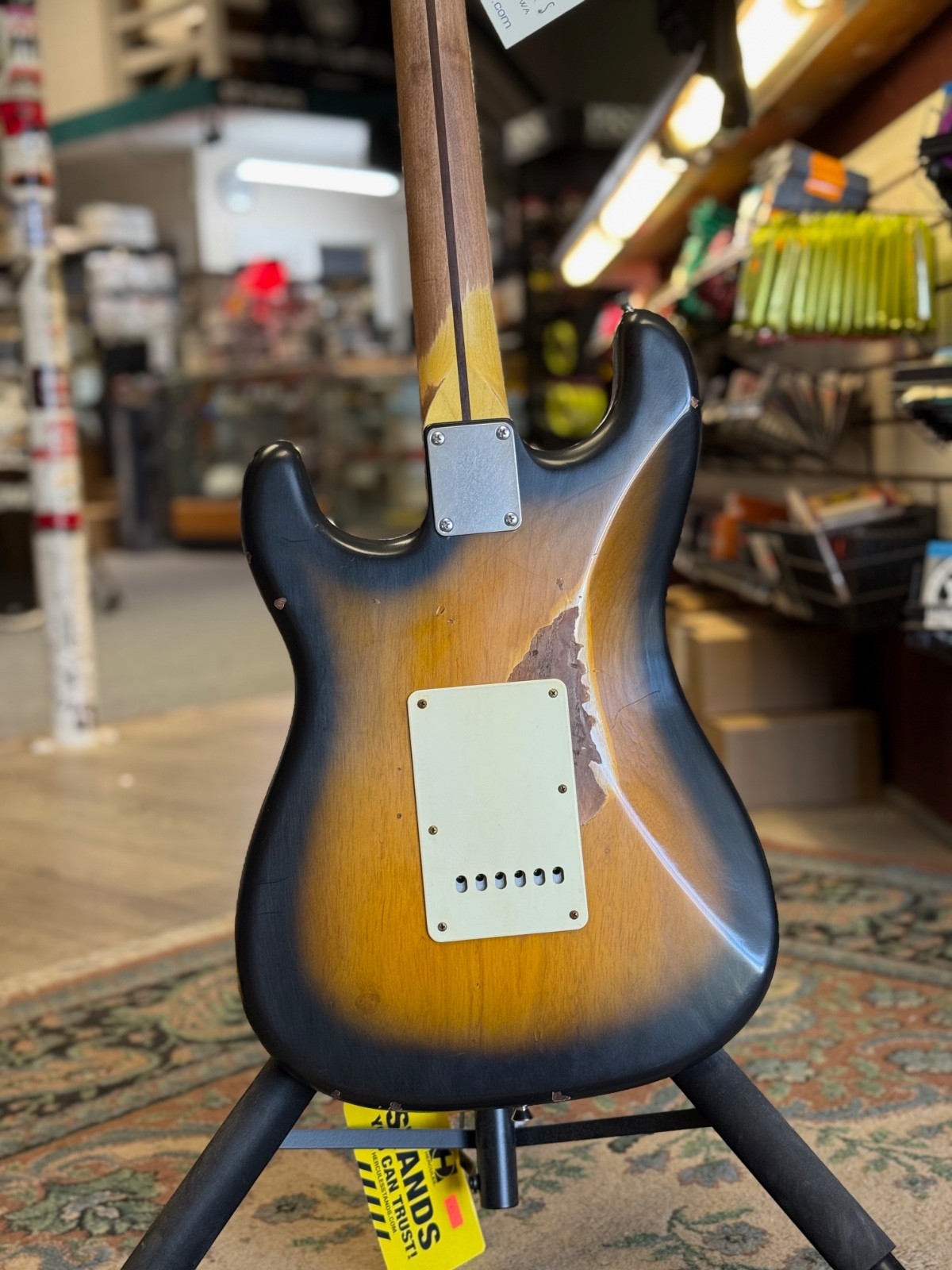 Nash S57 2 Tone Sunburst, Ash Body, Heavy Relic W/ Free Shipping & Hard Case