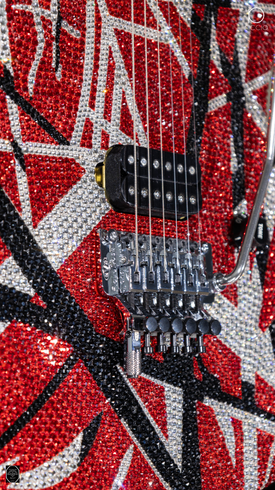 Swarovski® crystals’ | Eddie Van Halen – EVH – “Eruption” | custom guitar