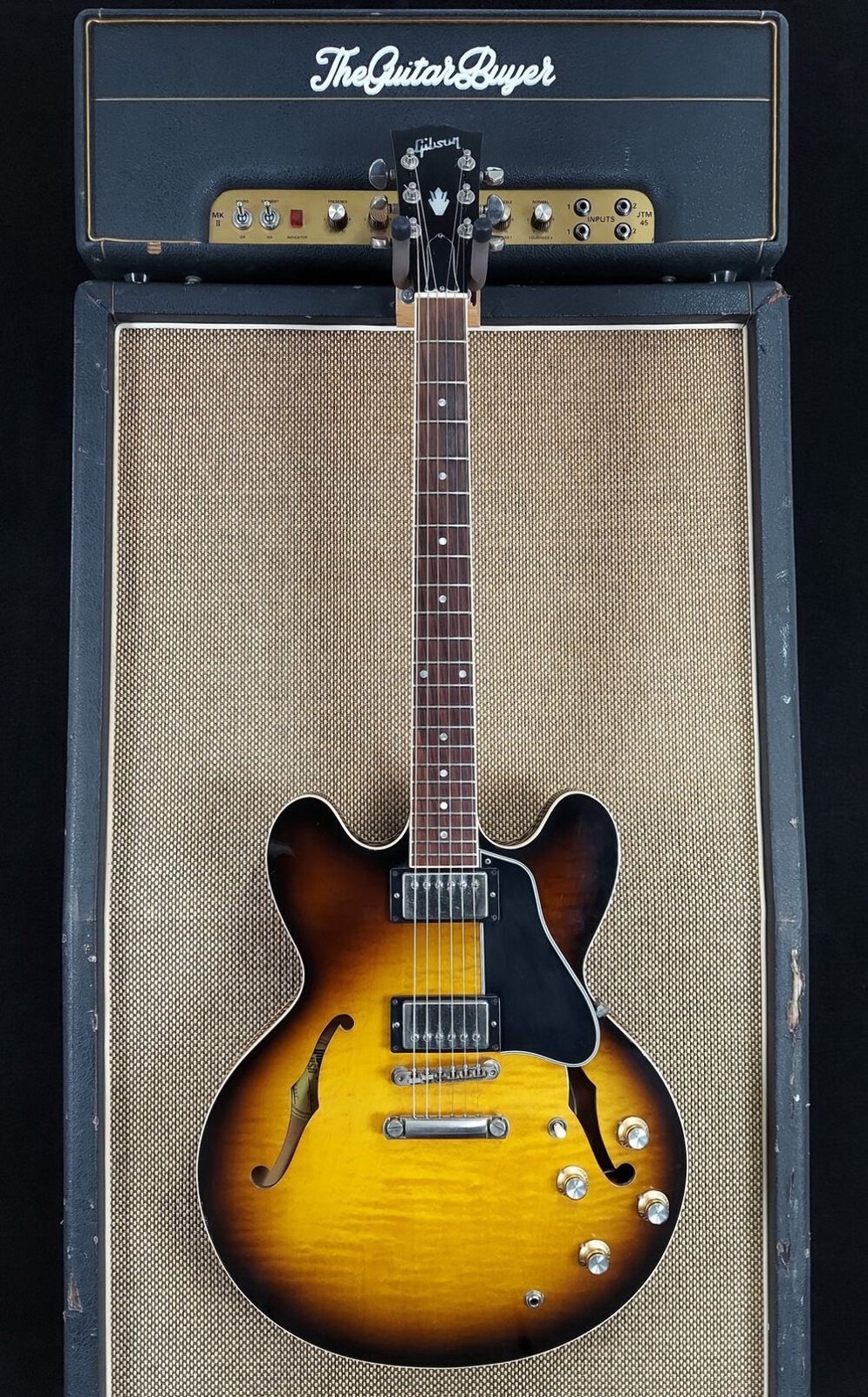 2001 Gibson ES-335 Flame Maple Top Very Good Condition Rich Tone (289)