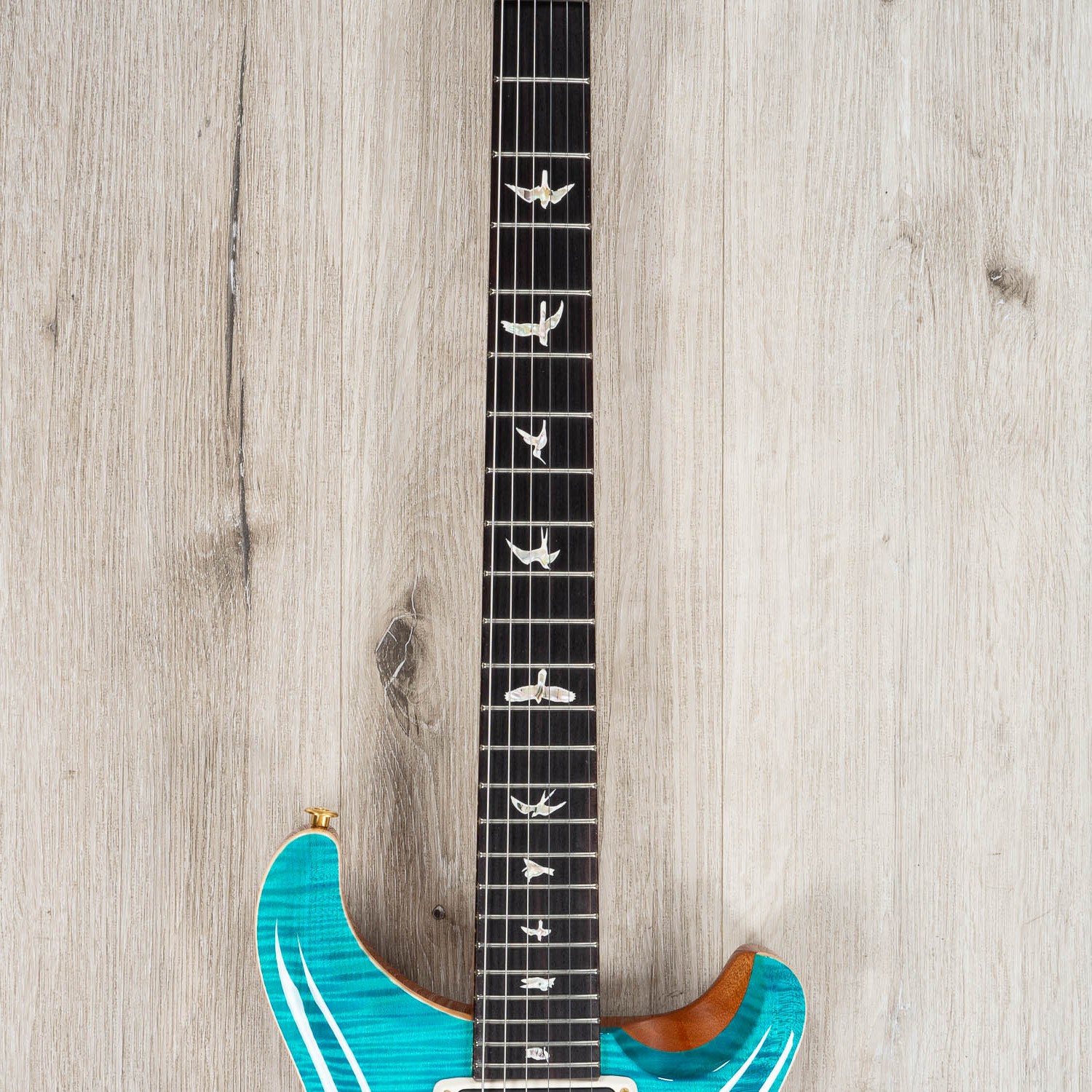 PRS Paul Reed Smith Custom 24-08 10-Top Guitar, TCI Pickups, Wings, Carroll Blue