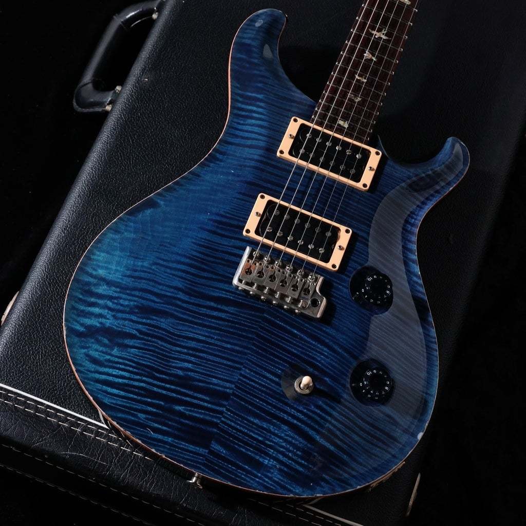 Paul Reed Smith PRS 2008 Custom 24 10TOP Whale Blue Wide Thin Neck Used Electric