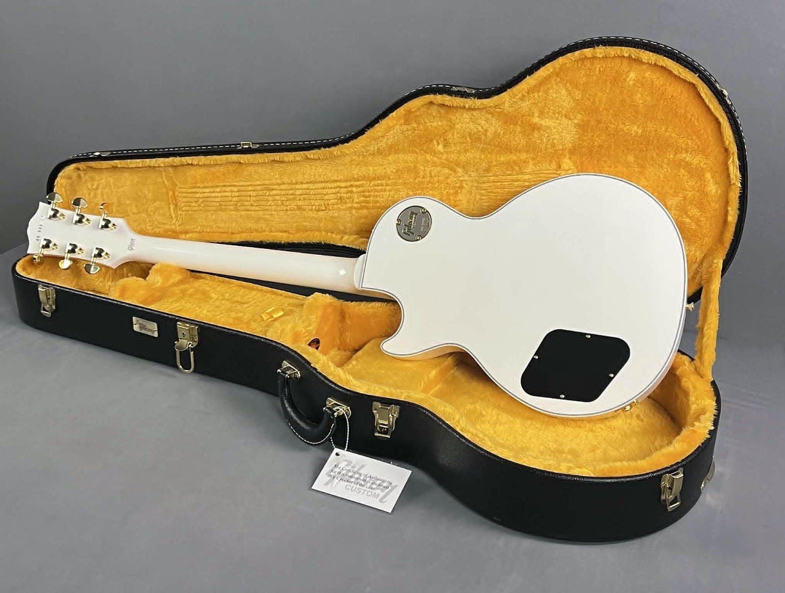 Gibson Custom Les Paul Custom Electric Guitar – Alpine White ~ Mint!