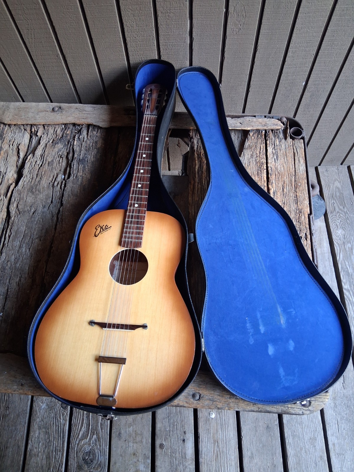Acoustic Guitar EKO P2 Made In Italy 1960s Vintage Needs Attention
