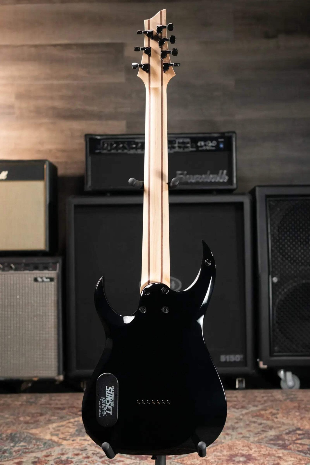 Schecter Custom Shop Sunset Extreme 7-String Electric Guitar – 2-Tone Sunburst F
