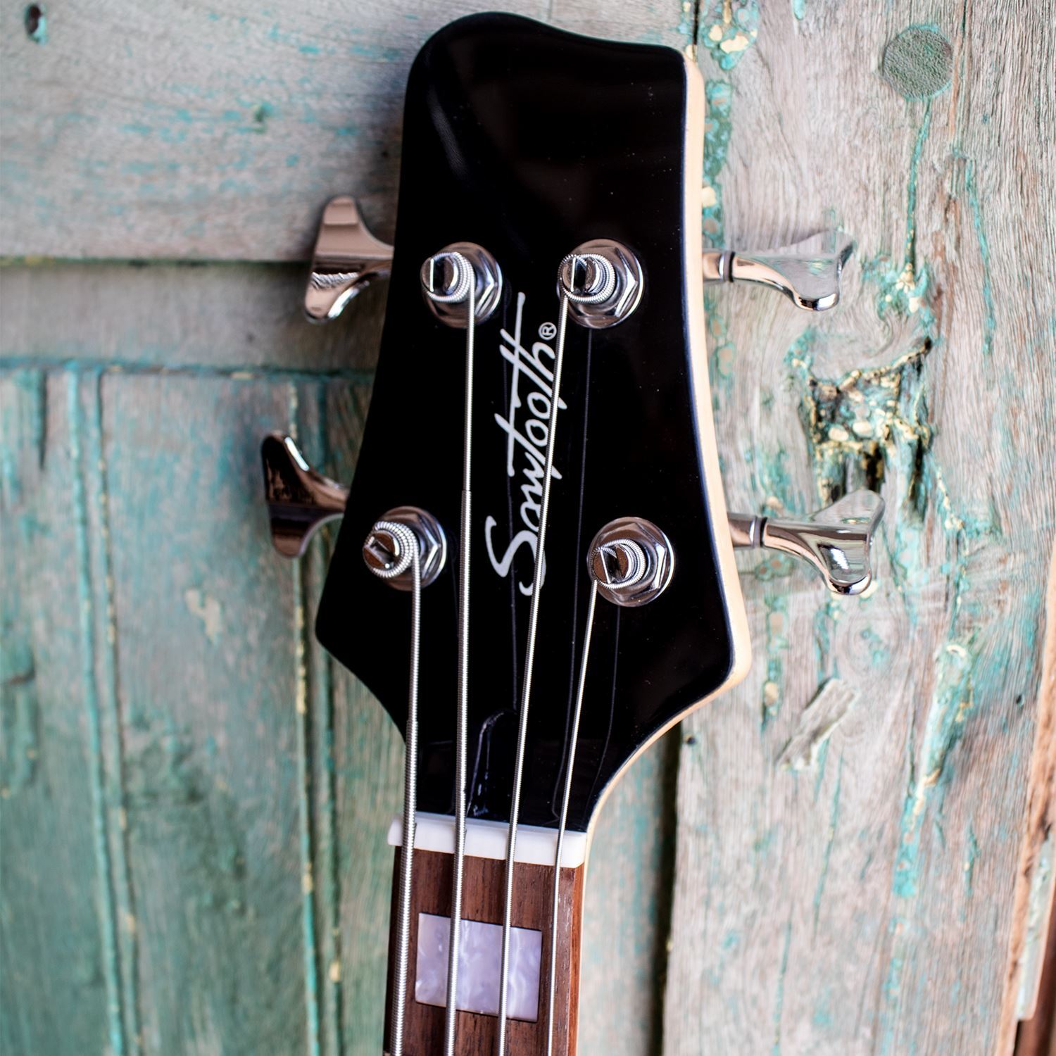 Sawtooth Americana Left-Handed Heritage Series Natural Spalted Maple 4-String 24