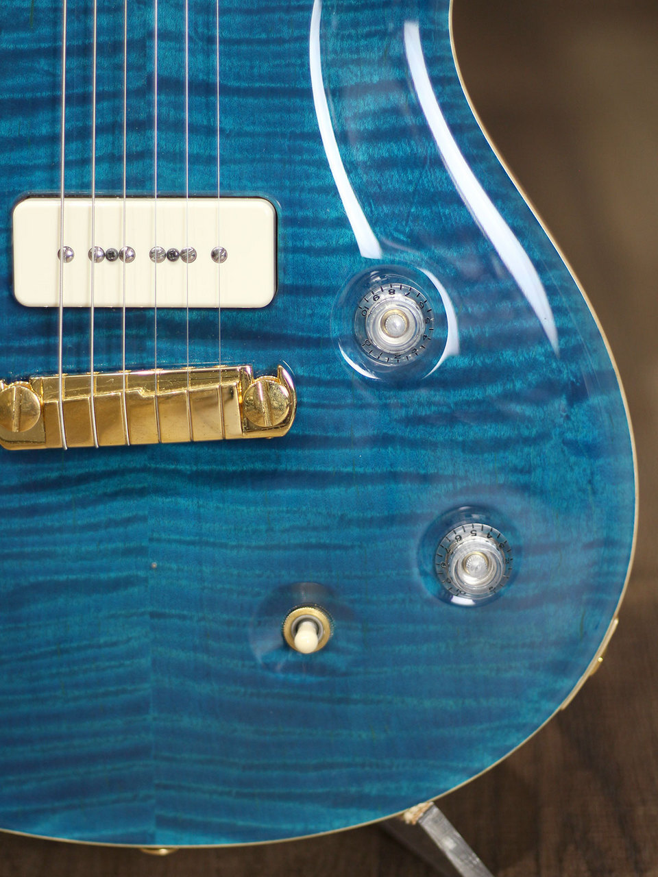 Paul Reed SmithPRS McCarty Soapbar 10Top Rosewood Neck Blue Matteo Guitar Elec