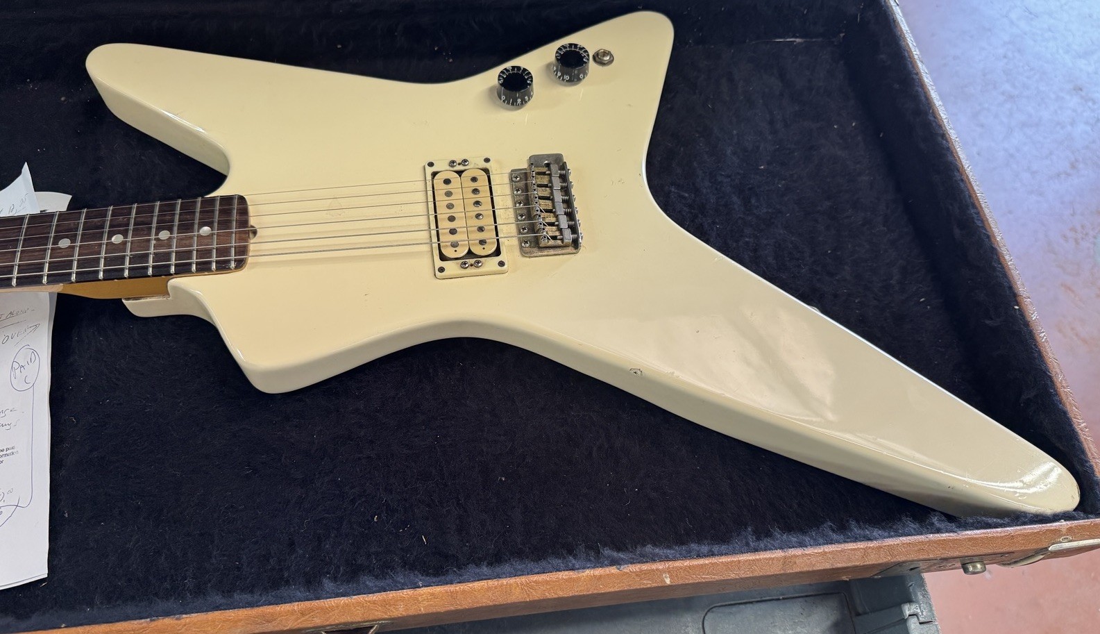 1982 Kramer Voyager Electric Guitar w/ Original Case, Strap, Low Serial #