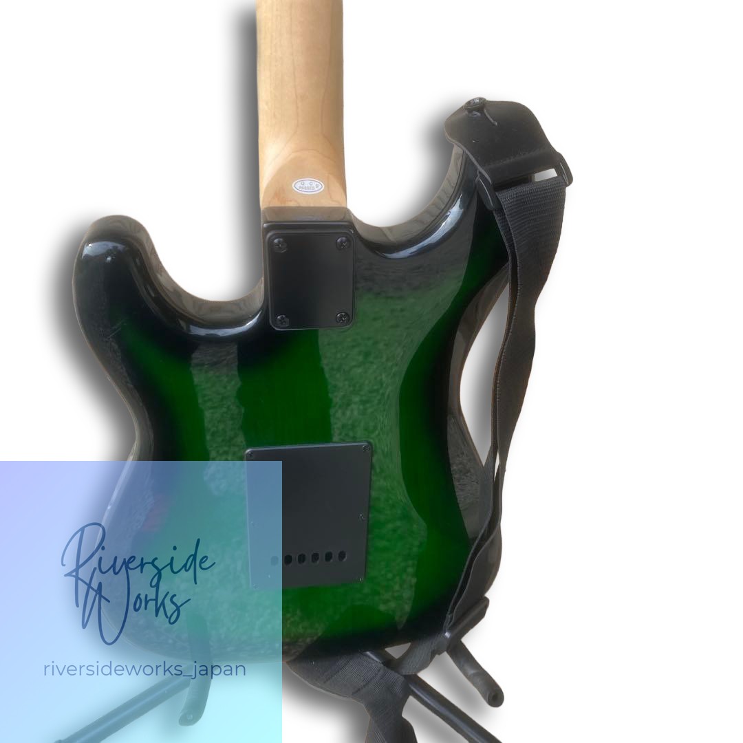 SELDER Stratocaster Model Rare Green & Black