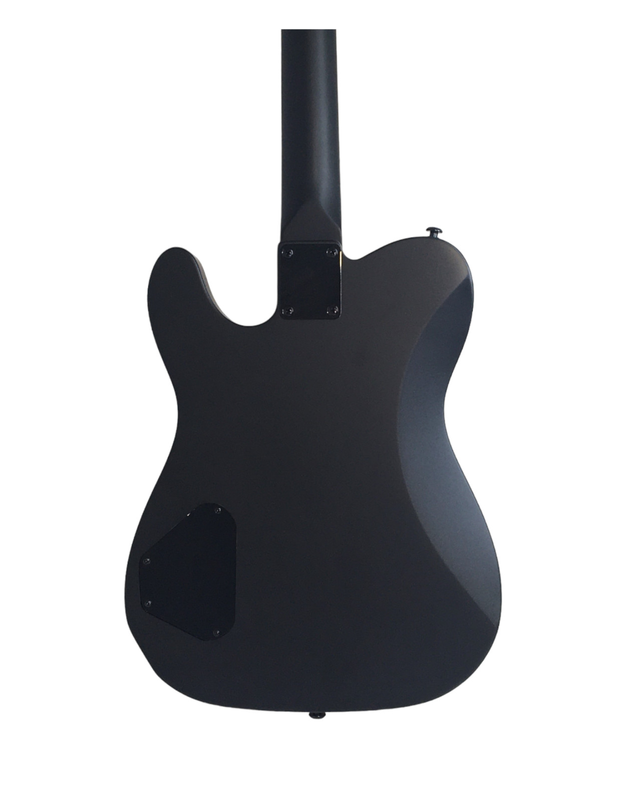 Haze Satin Black Semi-Hollow Body Electric Guitar, H-H + Free Gig Bag. HSE-501BK