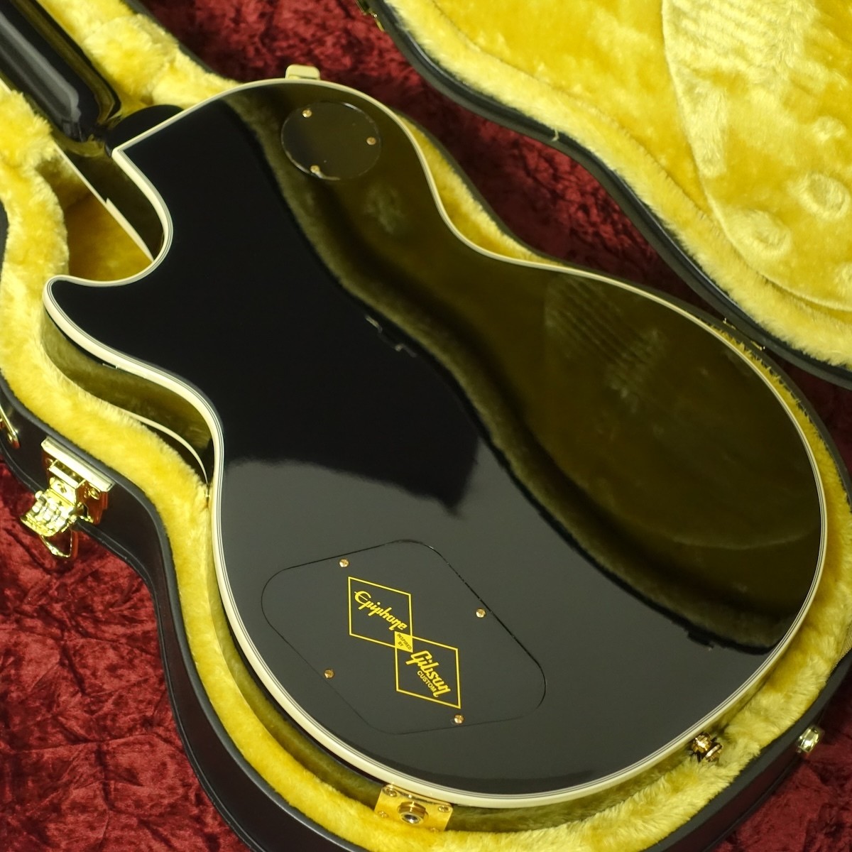 Epis Inspired by Gibson Custom Les Paul Custom Ebony (no260625)