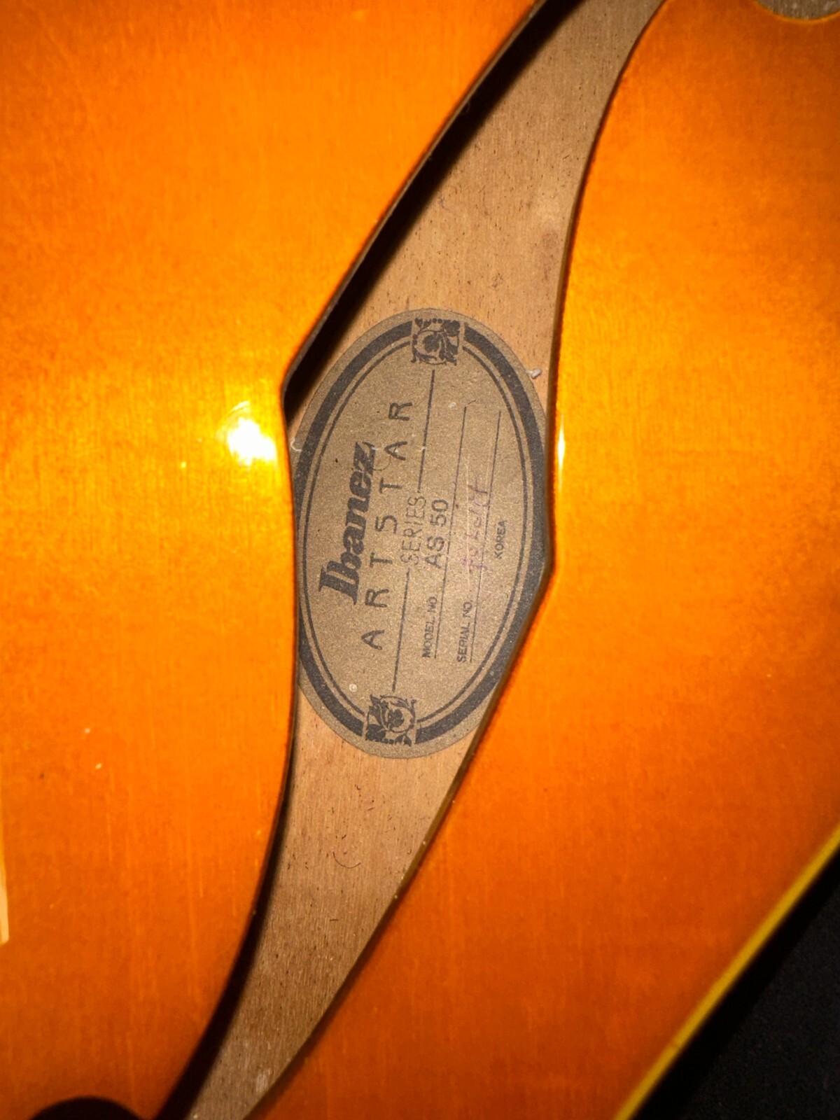 Ibanez Artstar Series Electric Guitar AS50