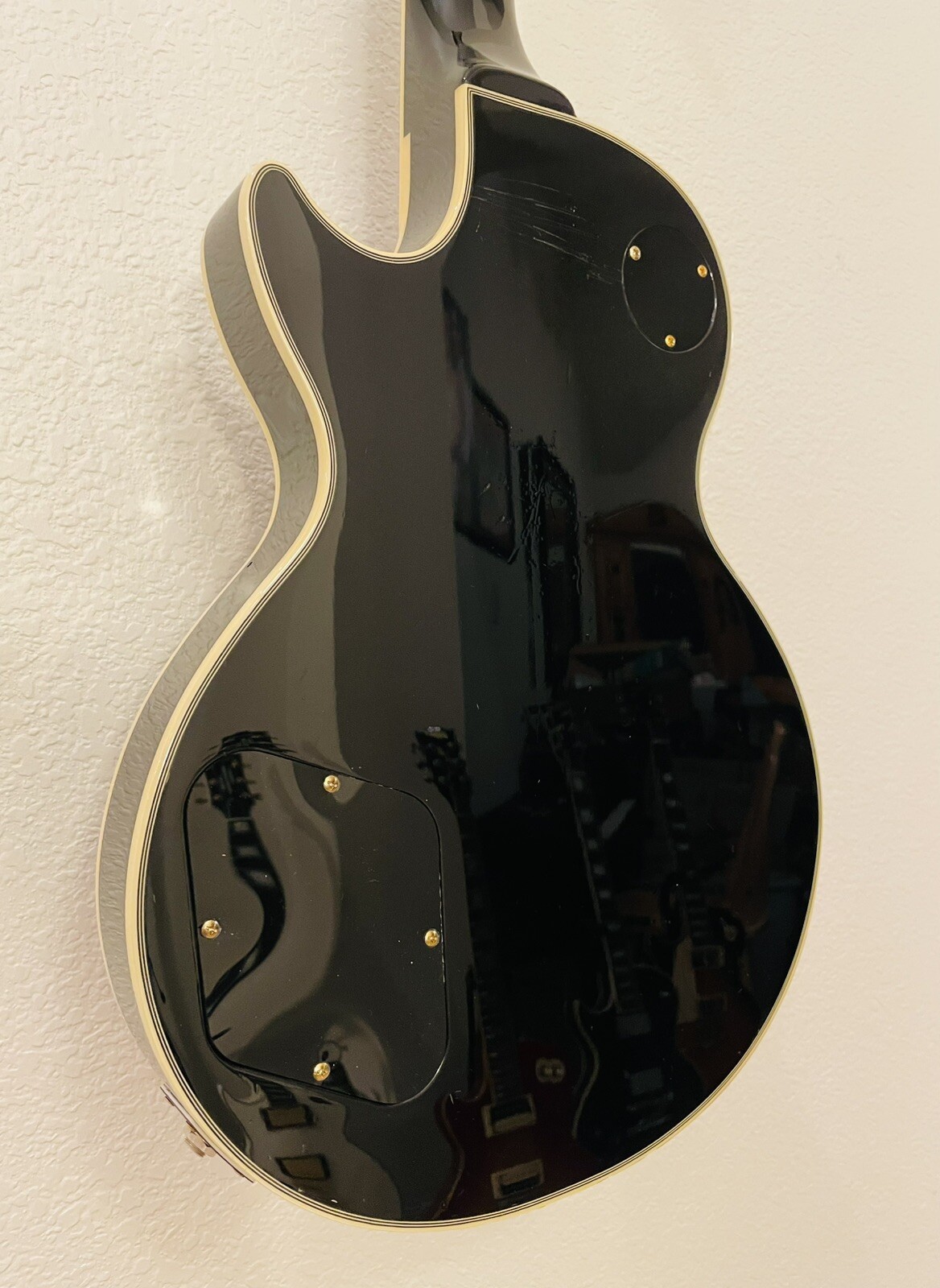 2006 History Les Paul Custom Dignity Gloss Black Circle Fret System MIJ Fujigen