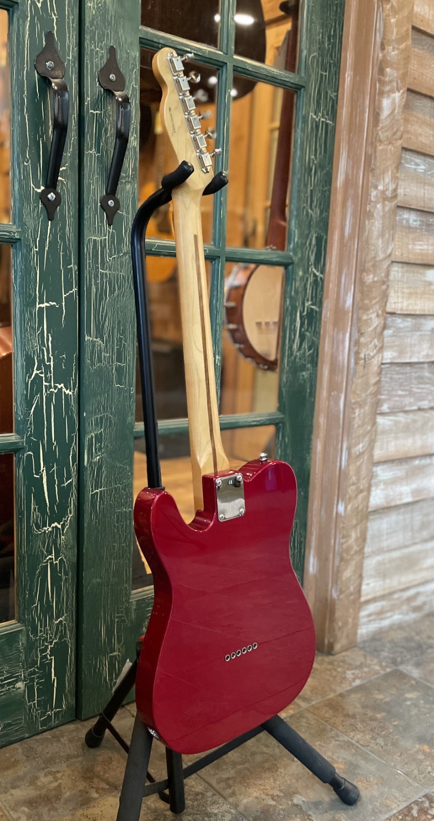 1998 Fender Deluxe Nashville SSS Telecaster Electric Guitar in Candy Apple Red