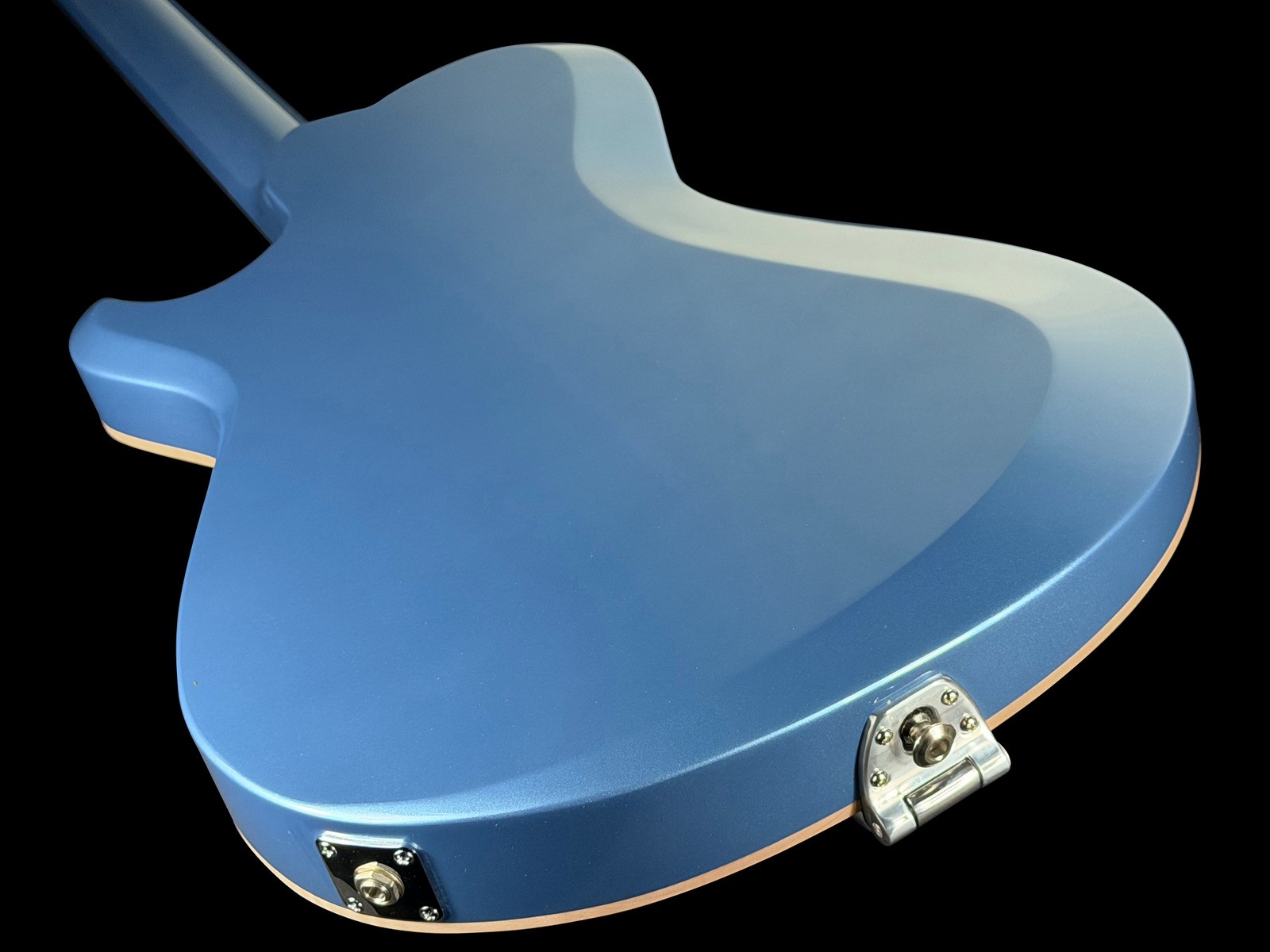 2026 KNAGGS CHENA LB HOLLOWBODY w BIGSBY & LIGHTNING BOLT F-HOLES ~ PELHAM BLUE