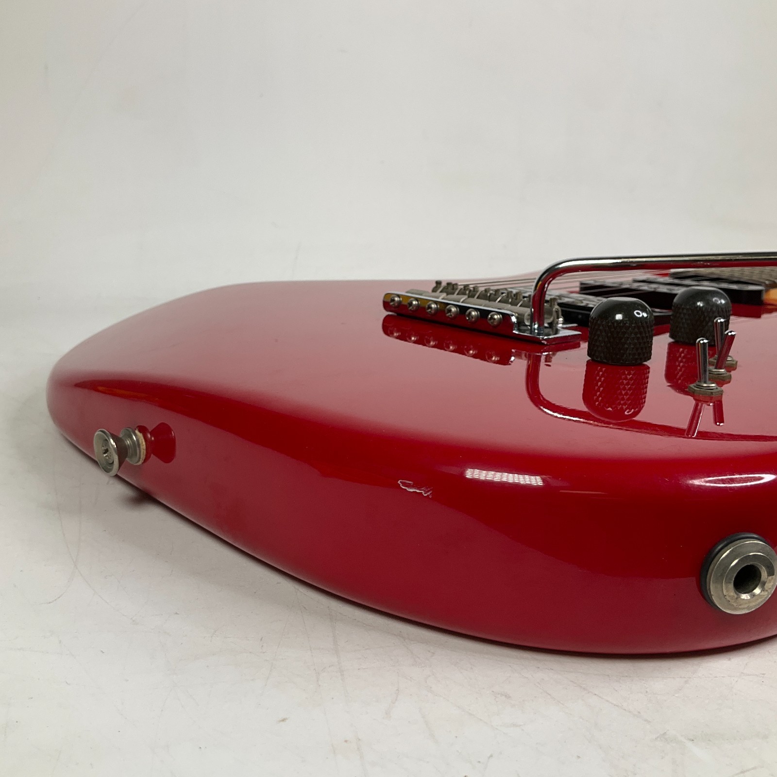 Vintage 1986 Squier Contemporary Fender Stratocaster Electric Guitar Red Japan