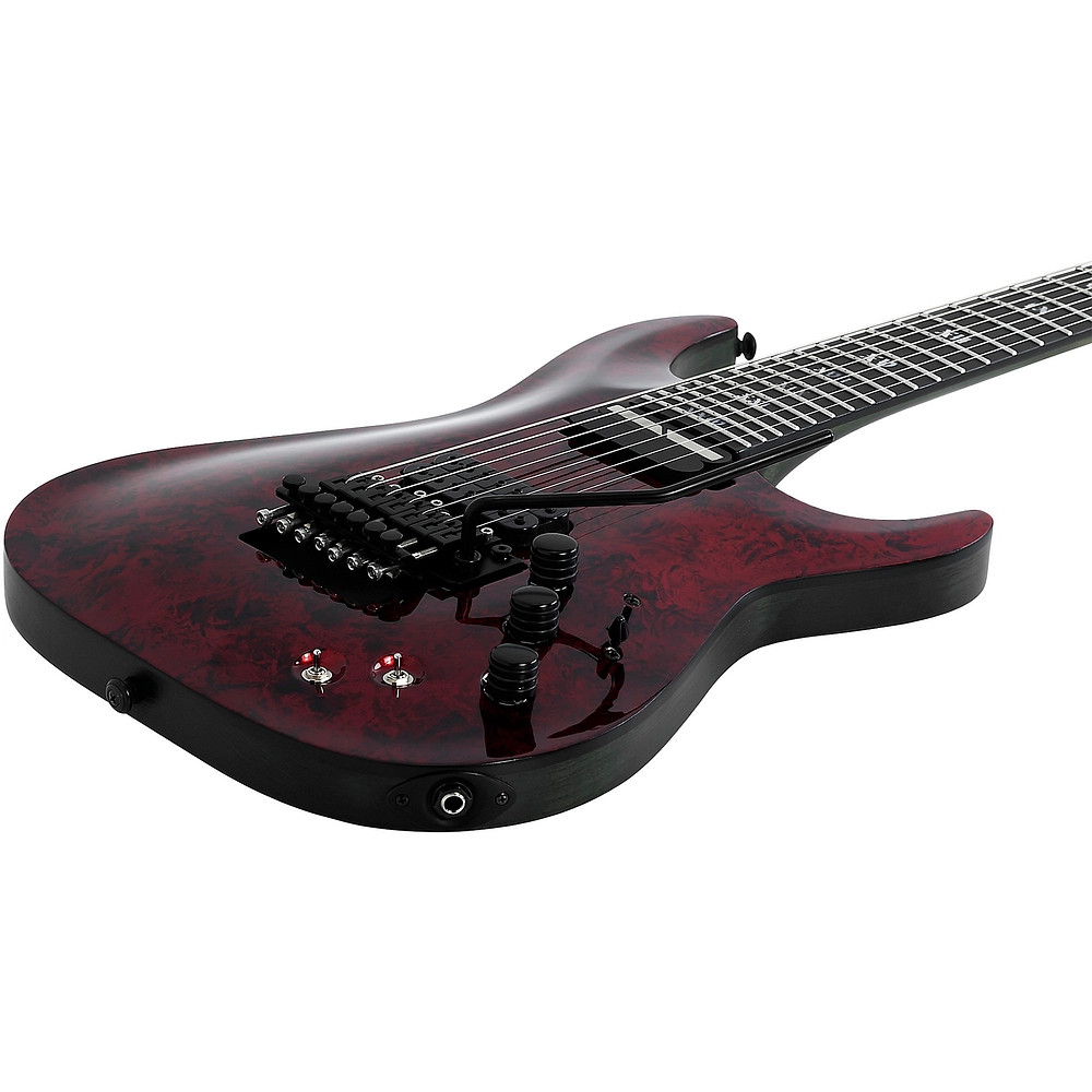 Schecter Guitar Research C7 FRS Apocalypse 7String Electric Guitar Red Reign