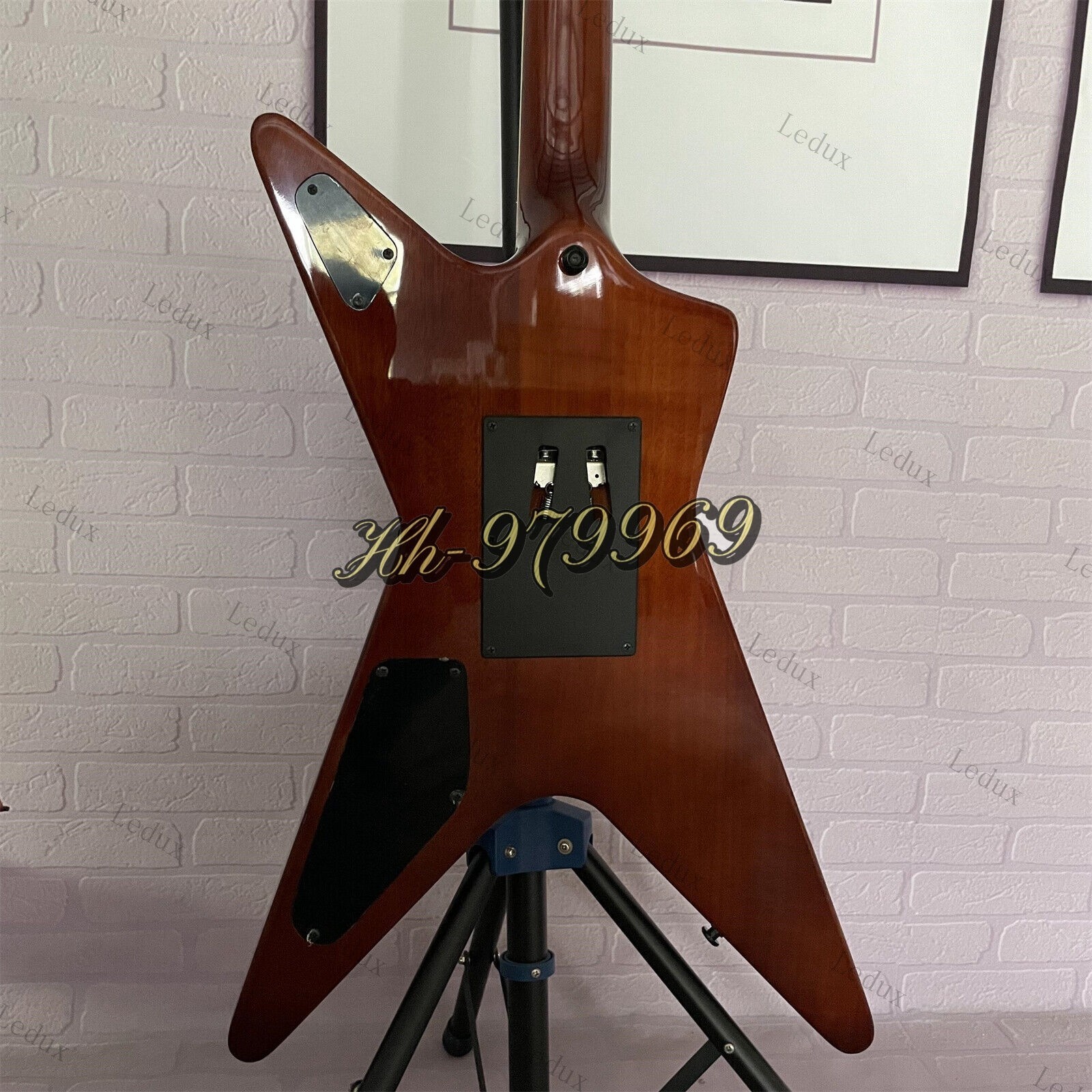 Dimebag Darrell Rebel 6 Strings Electric Guitar w/HH Pickups Floyd Rose Bridge