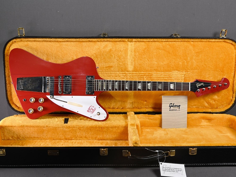 Gibson Firebird V 1963 Maestro Cardinal Red Light Aged