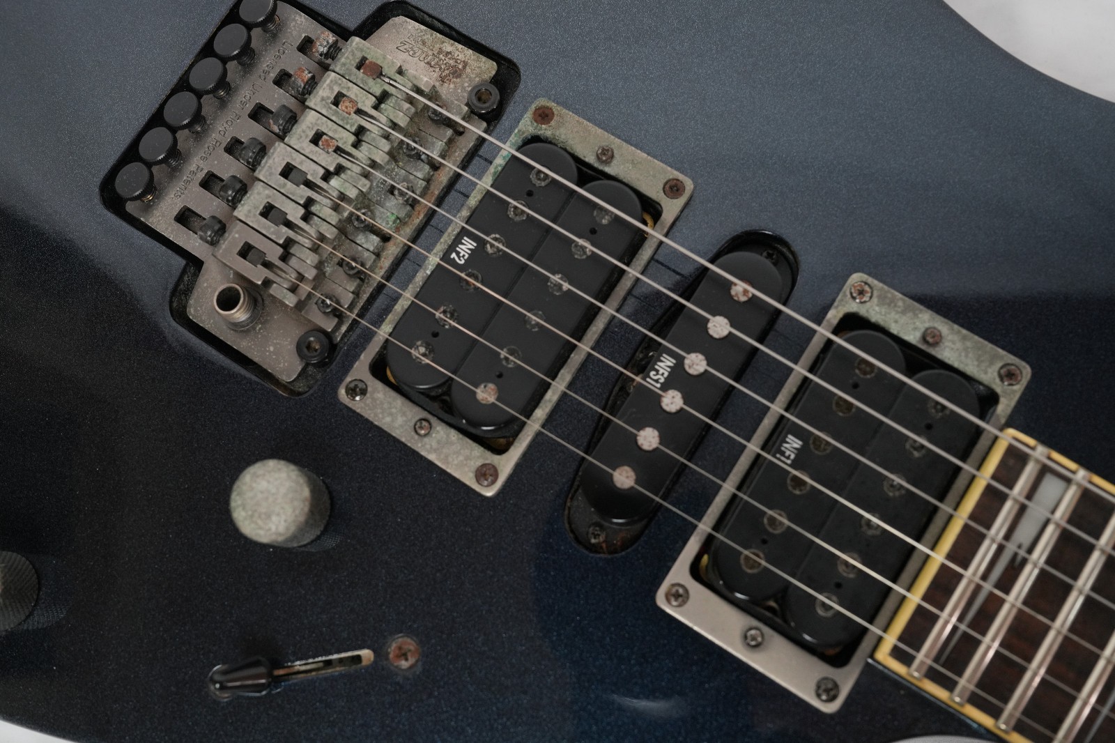 IBANEZ RGRT 47 DX NAVY METALLIC Through-Neck RG (2002 model)