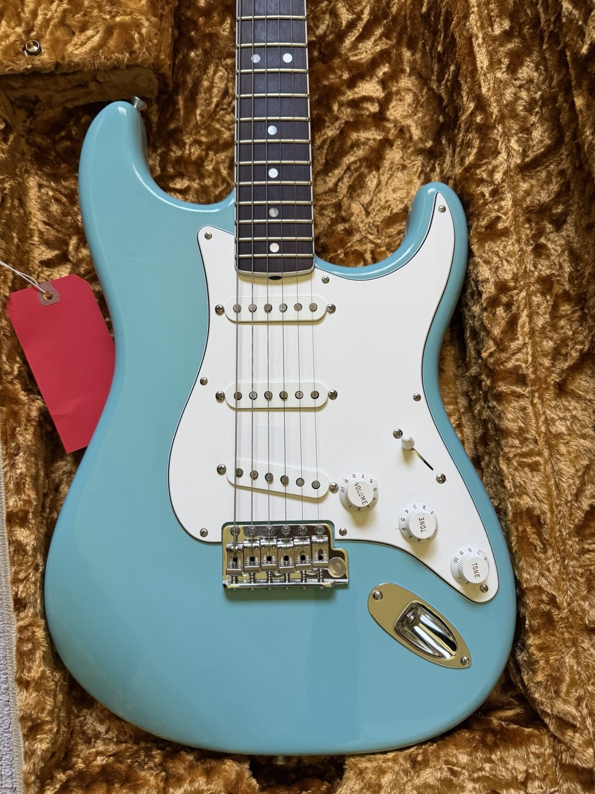 2018 Fender Eric Johnson Stratocaster Guitar in Tropical Turquoise with OHSC