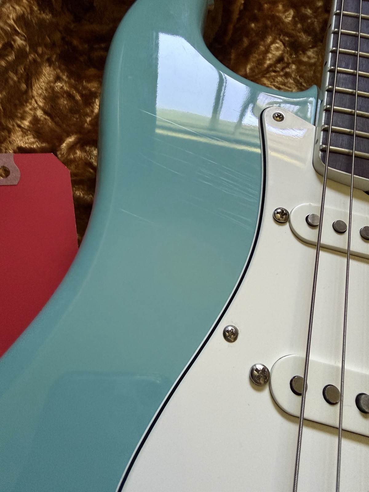 2018 Fender Eric Johnson Stratocaster Guitar in Tropical Turquoise with OHSC