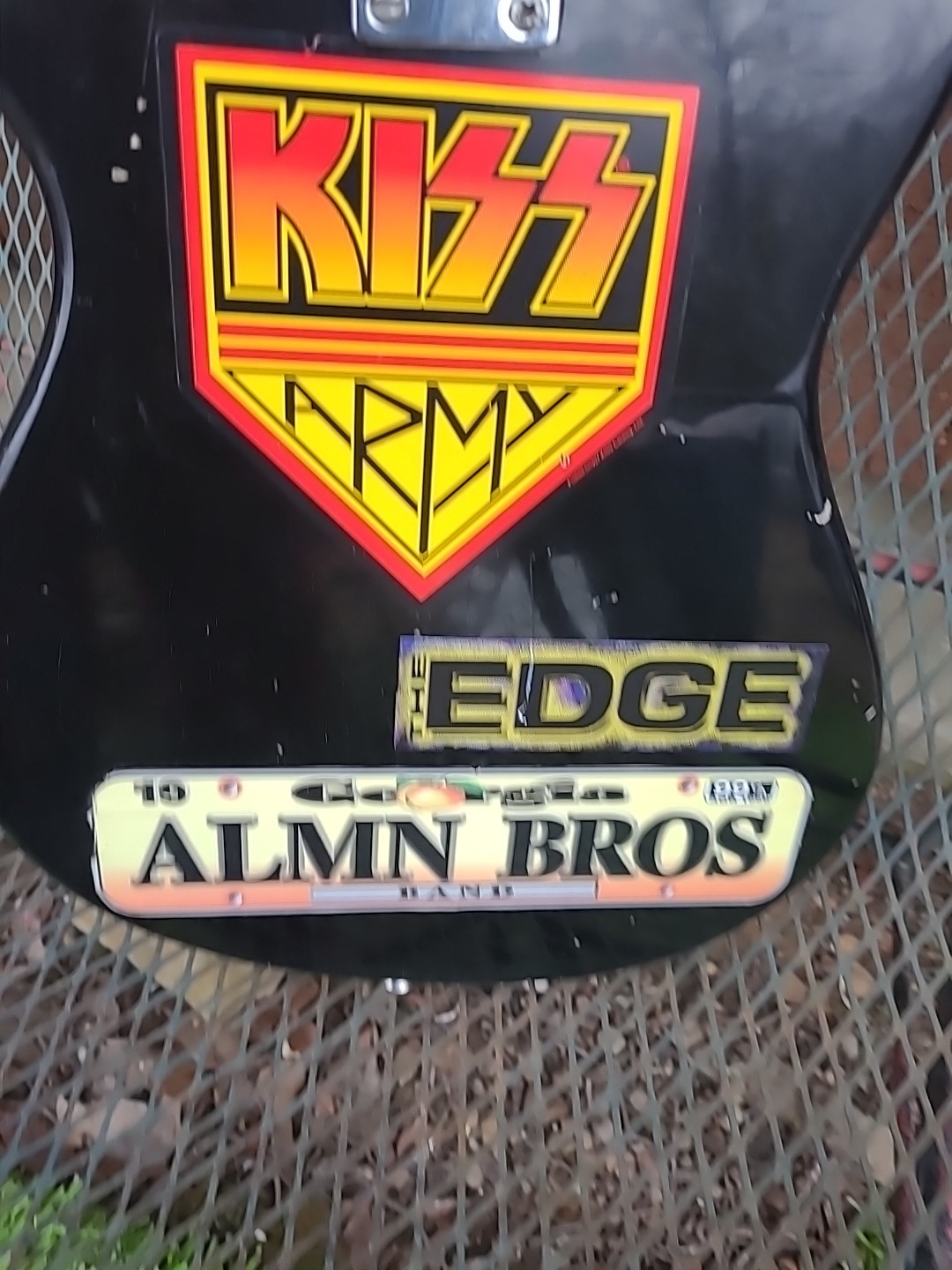 Vintage Harmony Electric Guitar Kiss Army Rock 80s Parts As Is