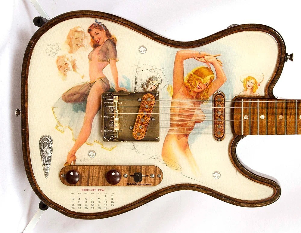 Walla Walla Feb ’52 Maverick Pro Crystal Guitar Poplar/Walnut T2 Pickups
